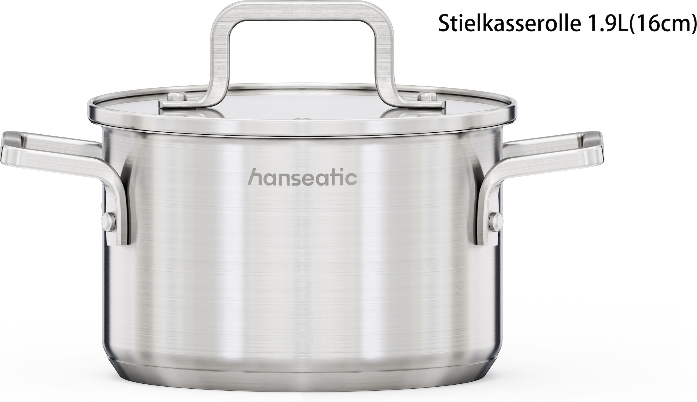 Hanseatic Kochtopf »DAILY, mit Antihaftbeschichtung« 1 tlg. Edelstahl 18/10