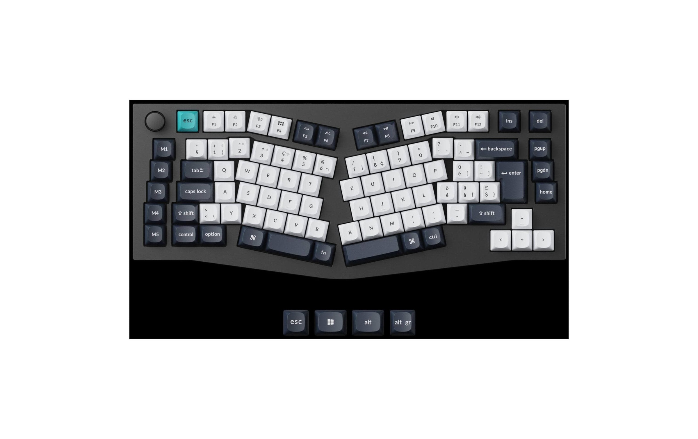   Gaming-Tastatur »Keychron Q10 Max Black QMK Red Switch« ()