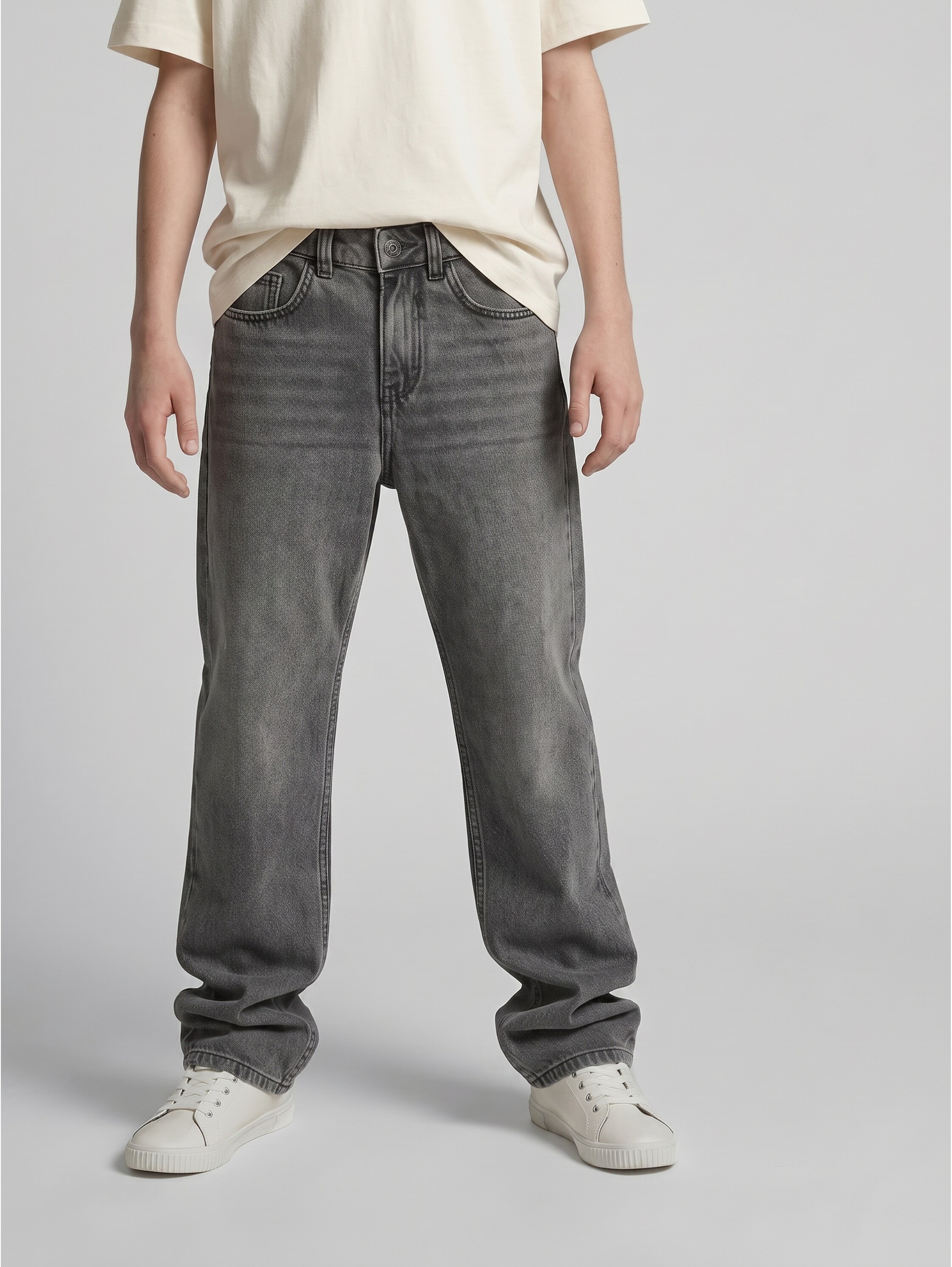 TOM TAILOR Jeans à 5 poches jeans baggy avec jambe évasée