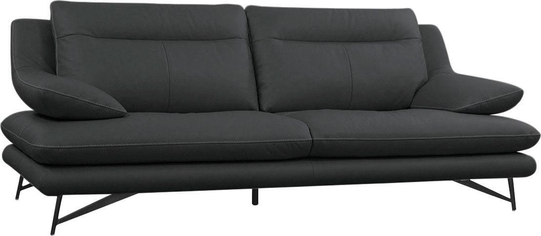 CALIA ITALIA 3-places »Cezanne, italienisches Design trifft erstklassigen Sitzkomfort, Leder« Edles Designsofa in besonders langlebigen & pflegeleichten Lederarten