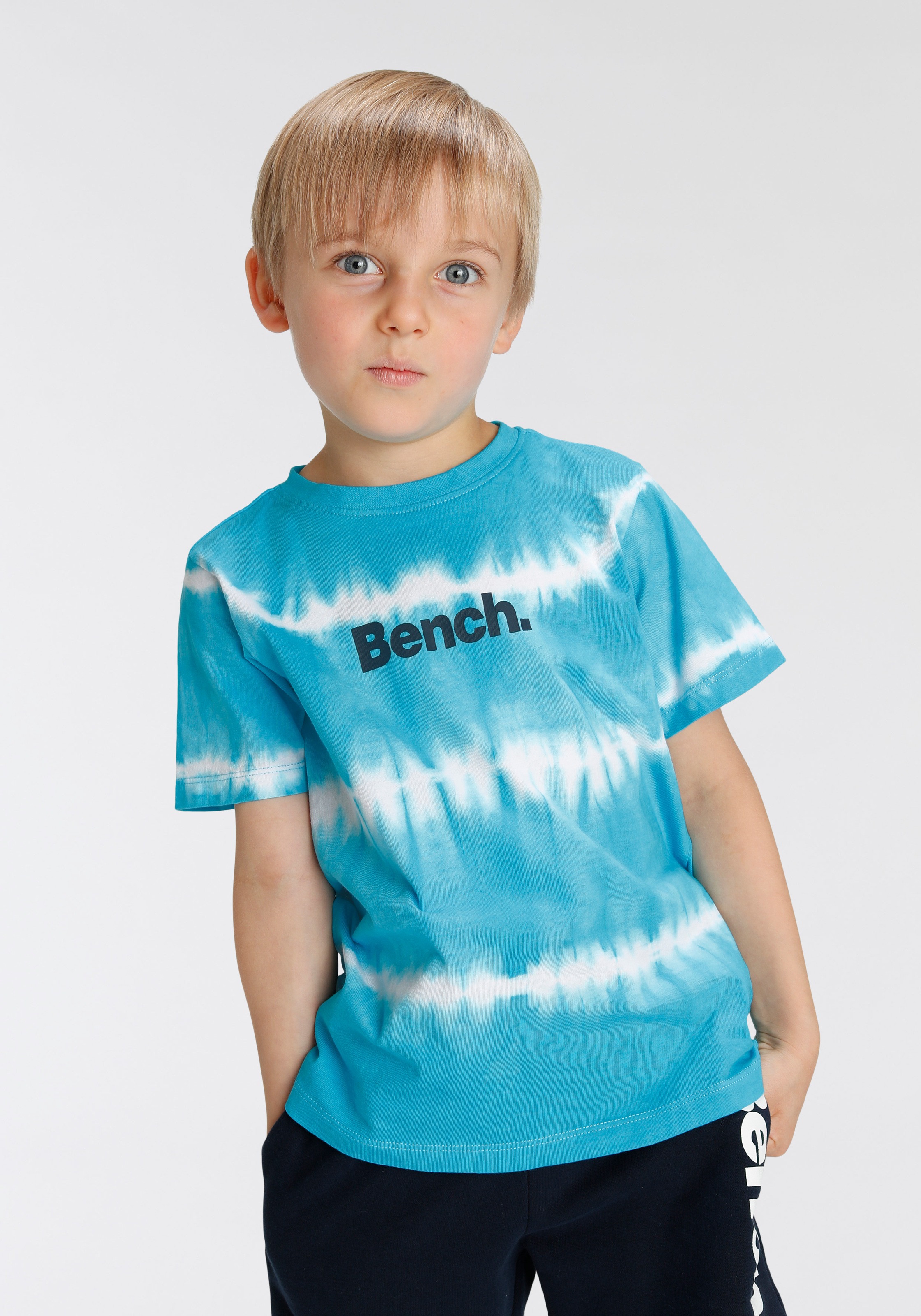 Trendige Bench. T-Shirt, (Packung, 2 Batikoptik in 2er-Pack), - tlg., toller versandkostenfrei Mindestbestellwert ohne shoppen