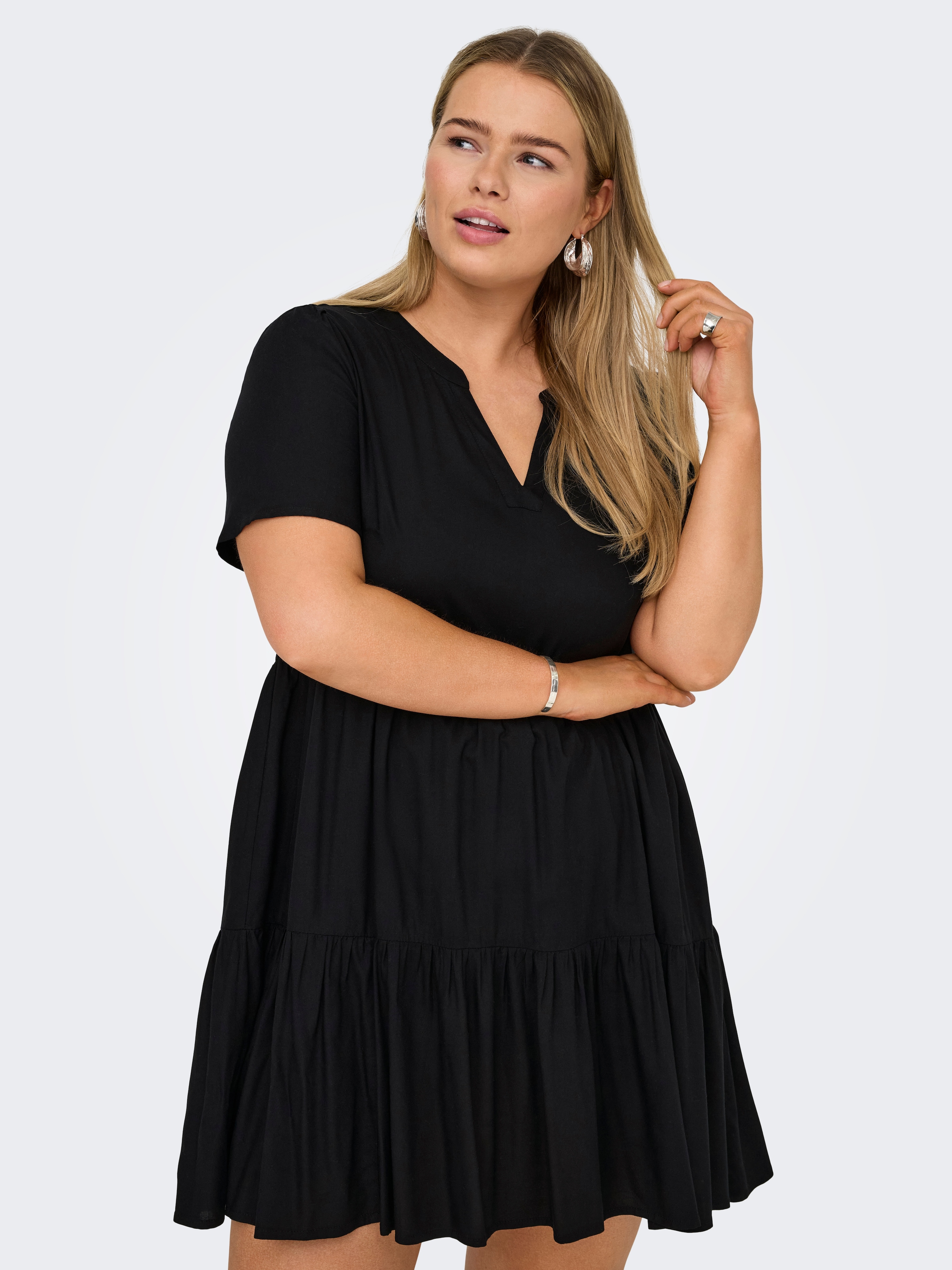 ONLY CARMAKOMA Minikleid »CARZALLY LIFE S/S THEA TUNIC DRESS NOOS«