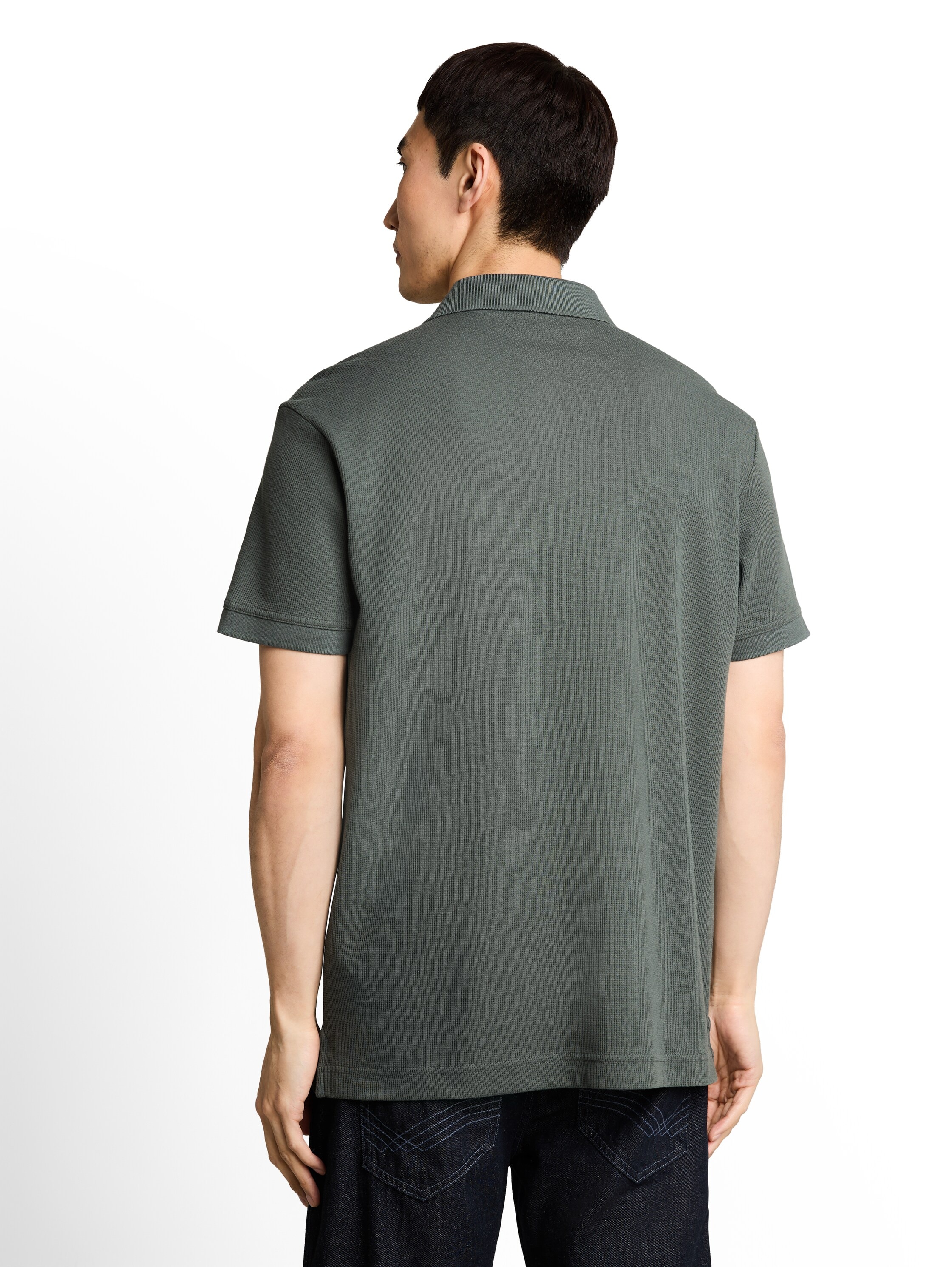 TOM TAILOR Poloshirt Sommer-Poloshirt mit Knopfleiste