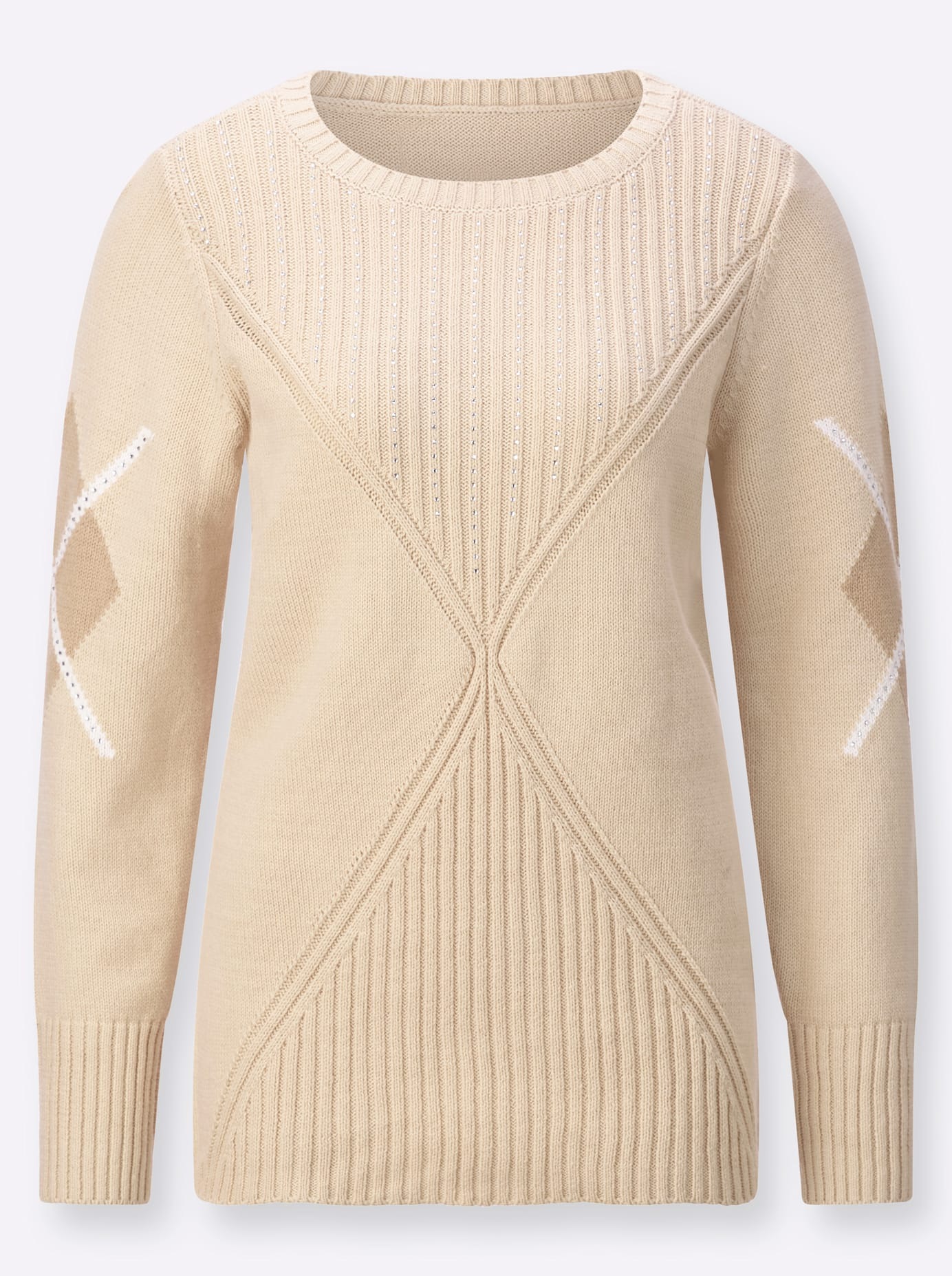 creation L Rundhalspullover »Lyocell-Viskose-Pullover«