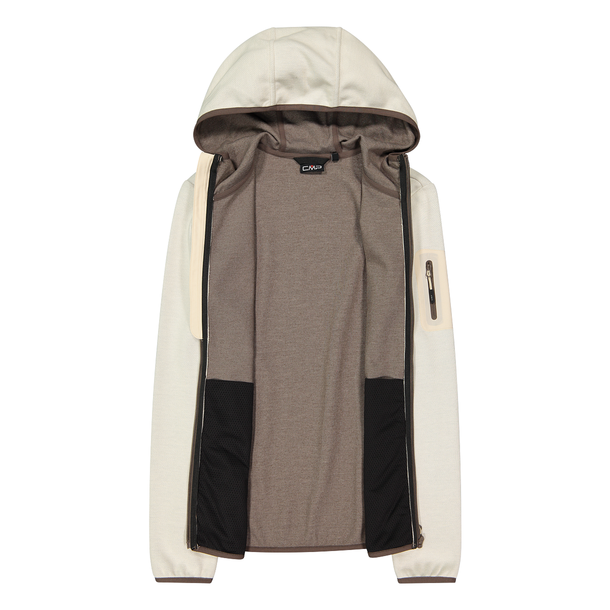 CMP Strickfleecejacke für sportliche Aktivitäten und Outdoor, Übergangsjacke