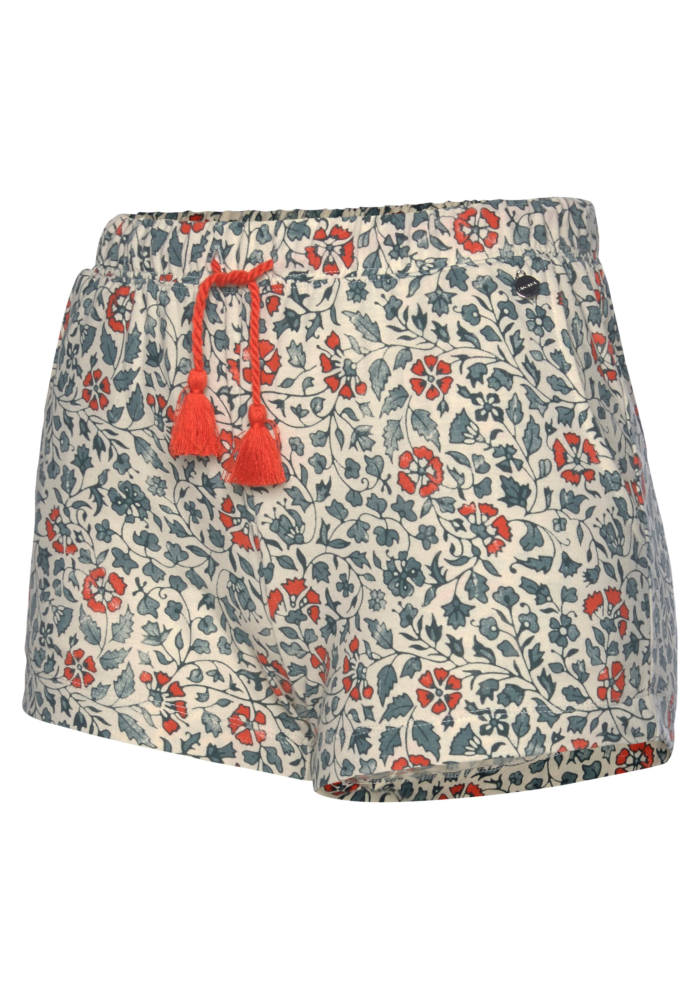LASCANA Short de nuit  im Blumen Allover-Druck