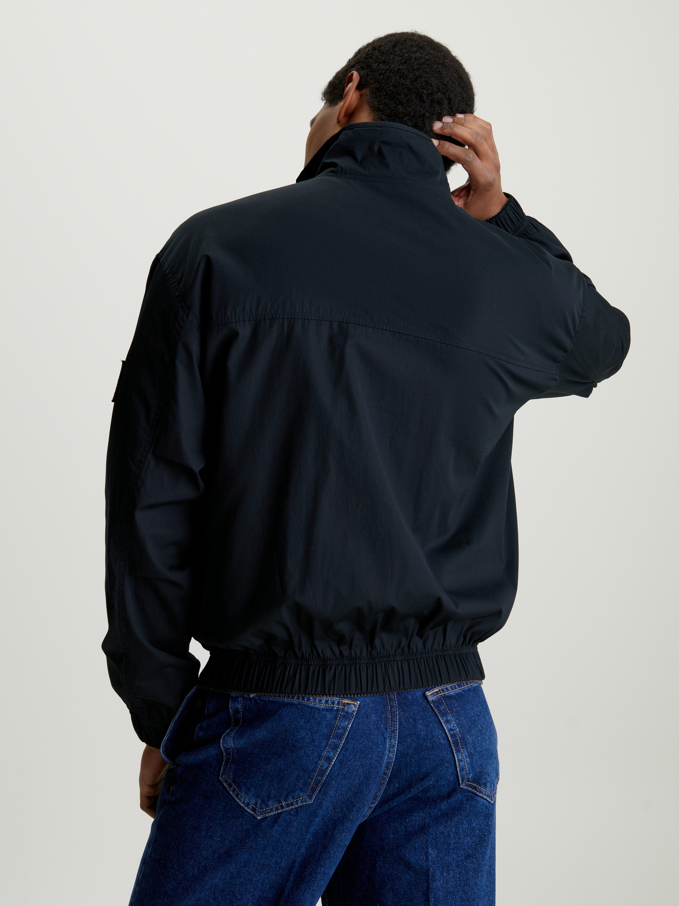 Calvin Klein Jeans Outdoorjacke »CASUAL UTILITY HARRINGTON«, mit Logopatch