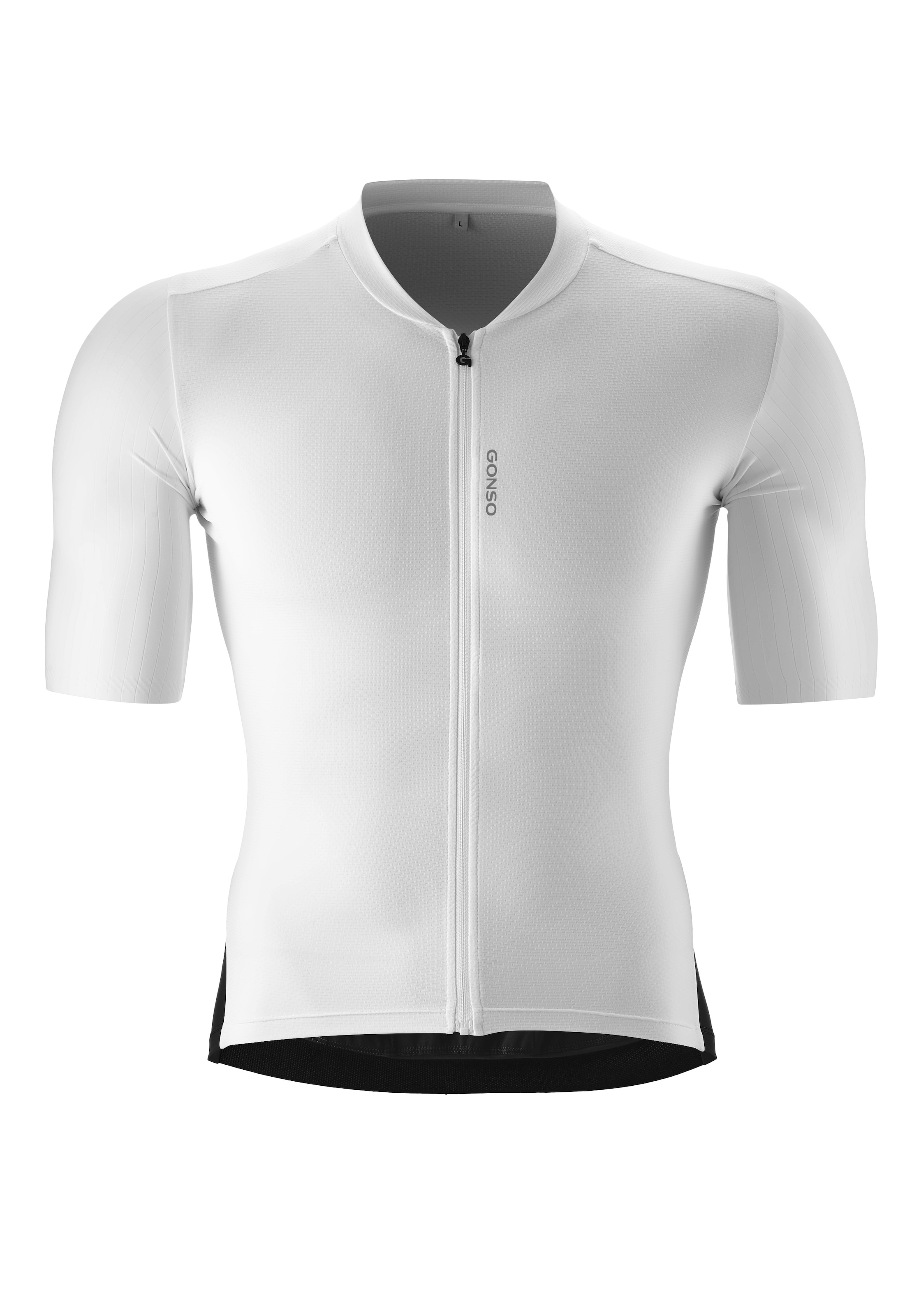 Image of Gonso Radtrikot "SITIVO Jersey Red M" Herren Fahrradtrikot kurzarm, atmungsaktives Trikot mit Rückentasche