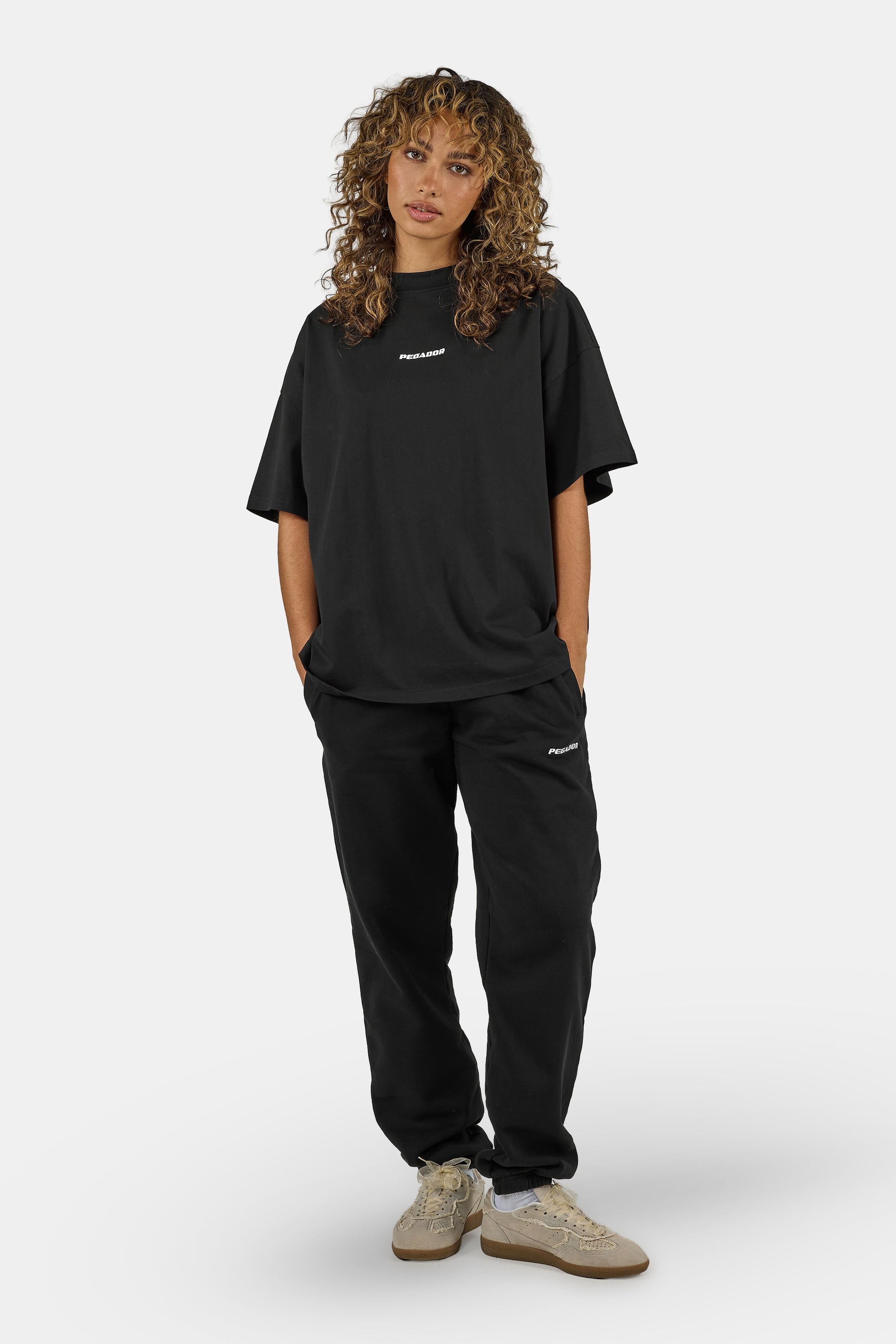 PEGADOR Pantalon sweat »Villa High Waisted Sweat Pants«  mélange coton, coupe régulière