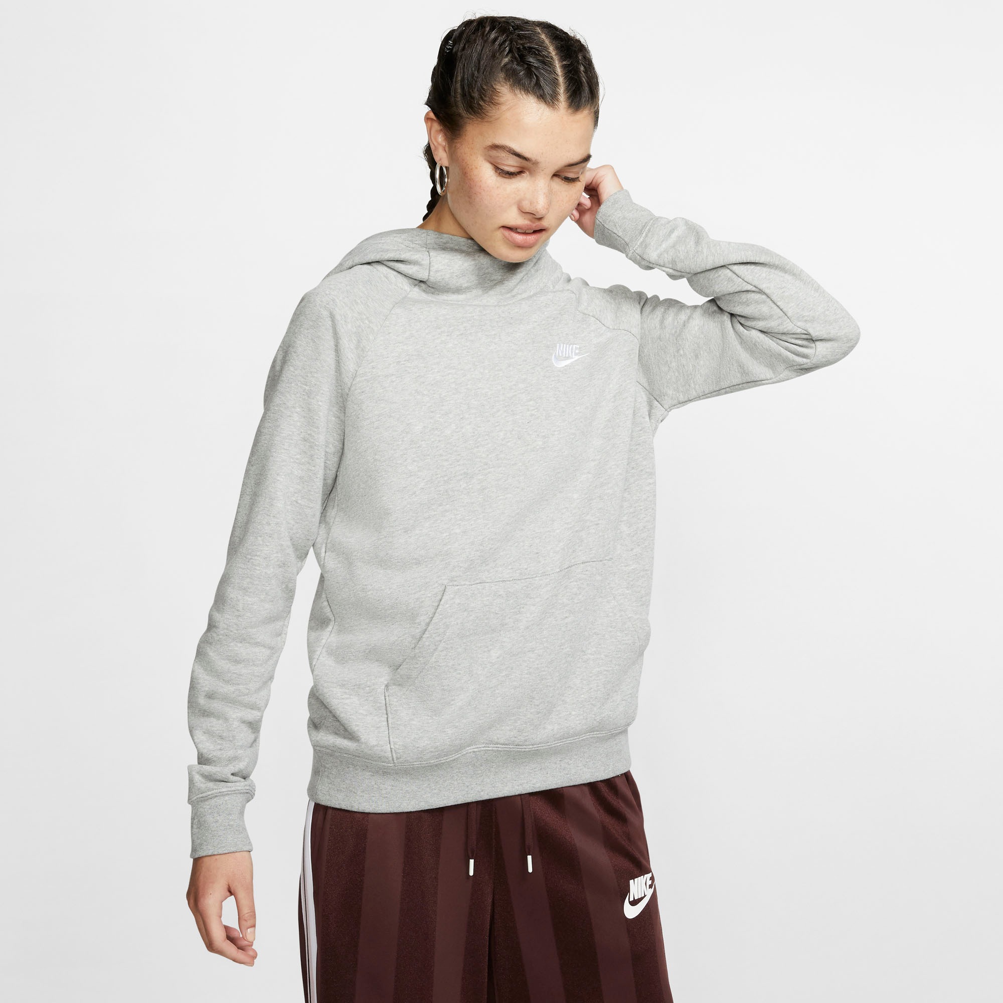 Image of Nike Sportswear Kapuzensweatshirt »ESSENTIAL WOMENS FUNNEL-NECK FLEECE« bei Ackermann Versand Schweiz