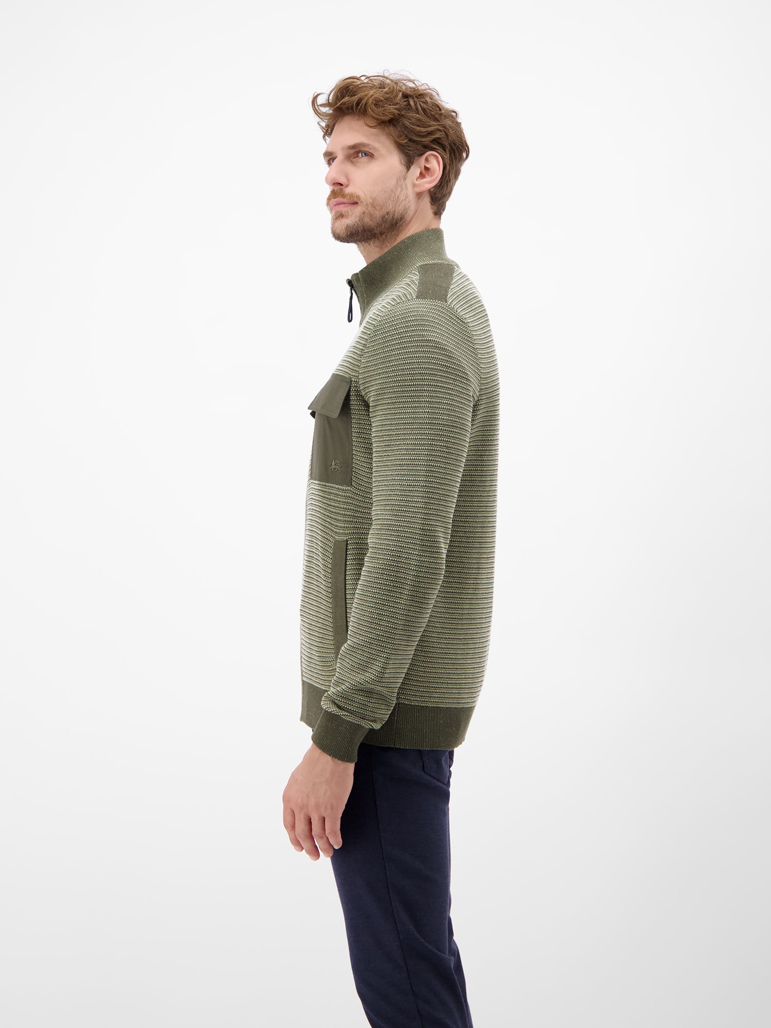 LERROS Veste en tricot »LERROS Sportive Strickjacke für Herren«