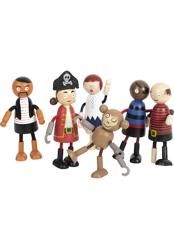 Anziehpuppe »Piraten Figuren«