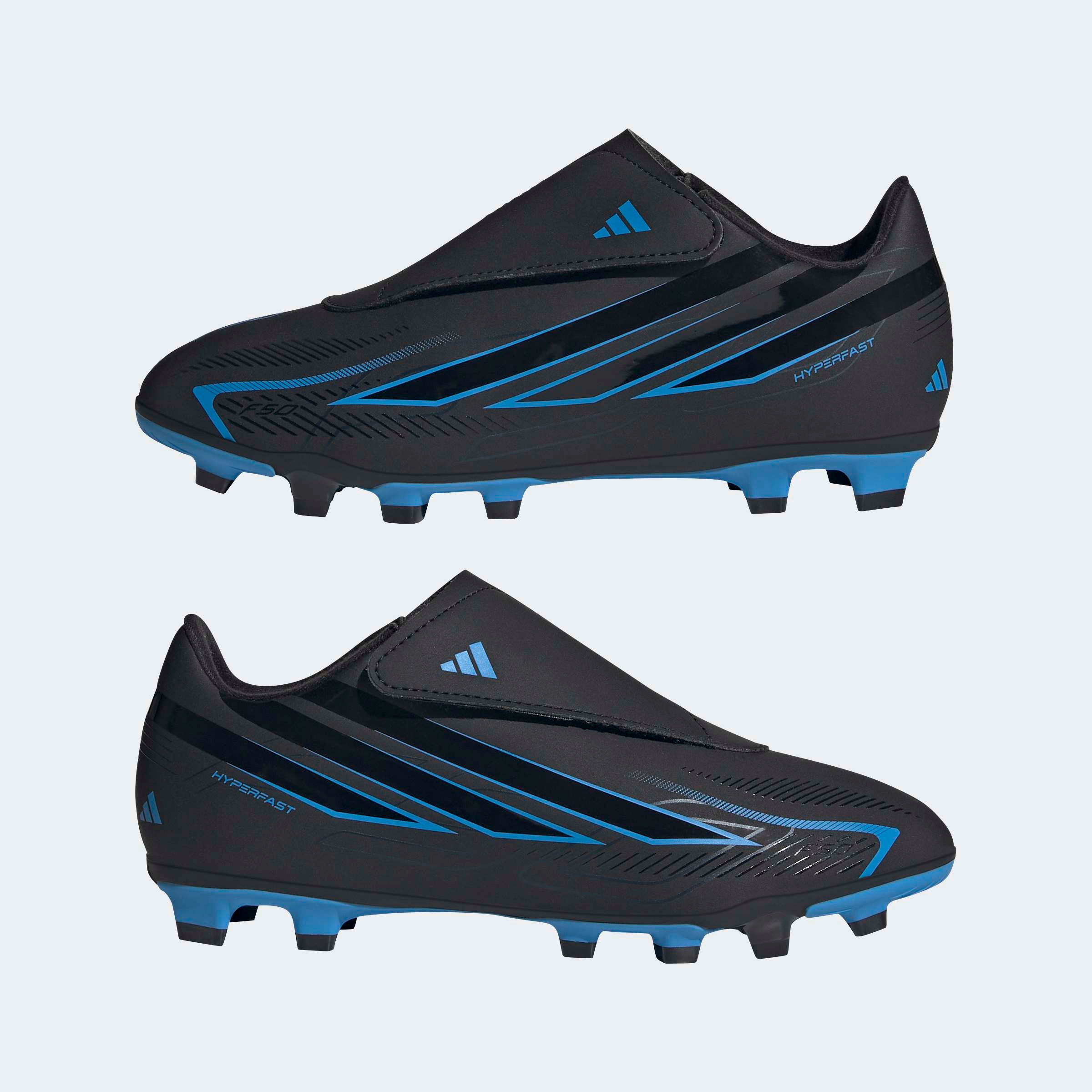 adidas Performance Fussballschuh »F50 HYPERFAST CLUB KIDS , KLETTVERSCHLUSS, FESTE BÖDEN/MULTI GROUND«  für viele verschiedene Böden geeignet, für Jugendliche & Kinder