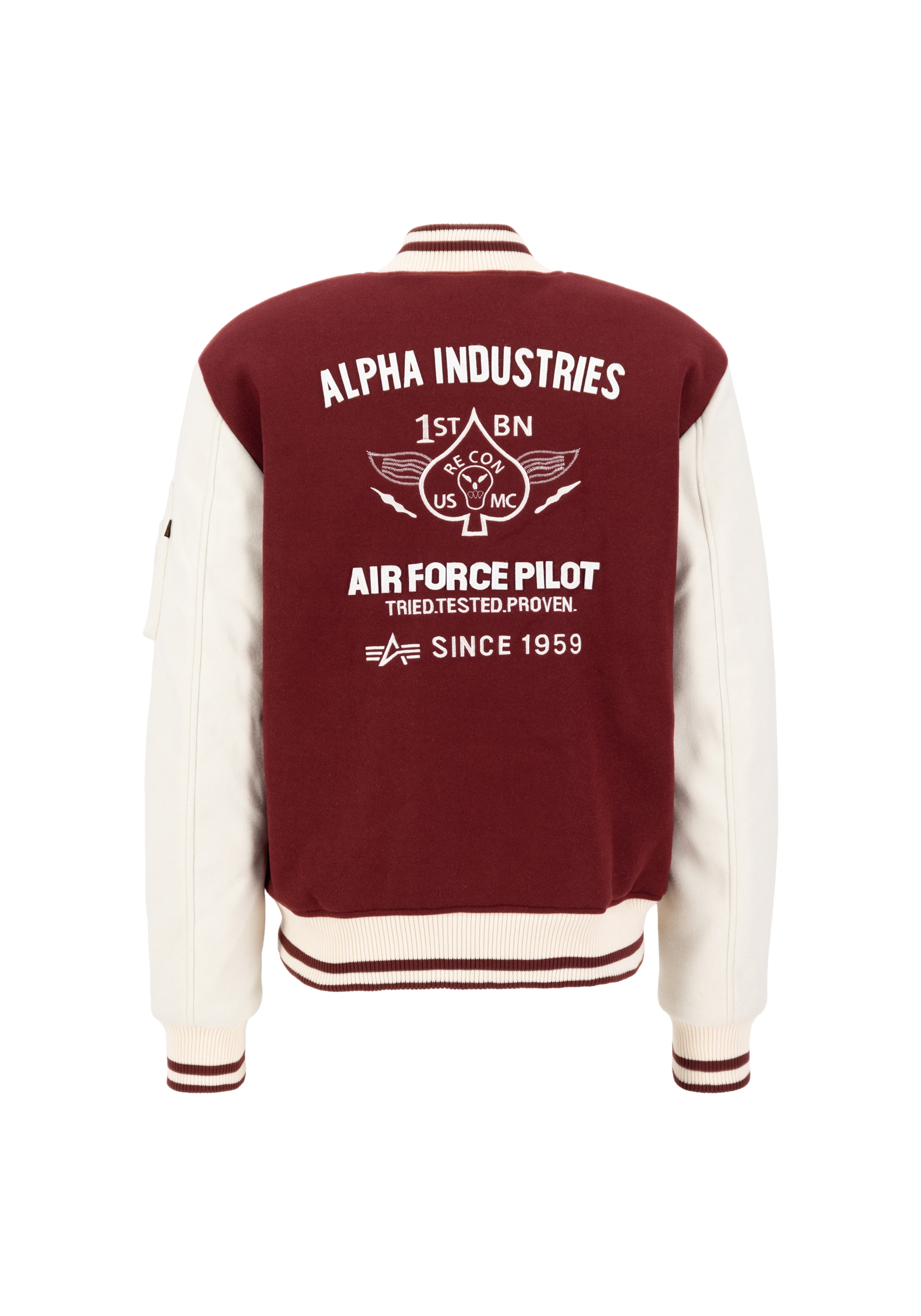 Alpha Industries Bomberjacke »Alpha Industries Men - Bomber Jackets Varsity Air Force Jacket«