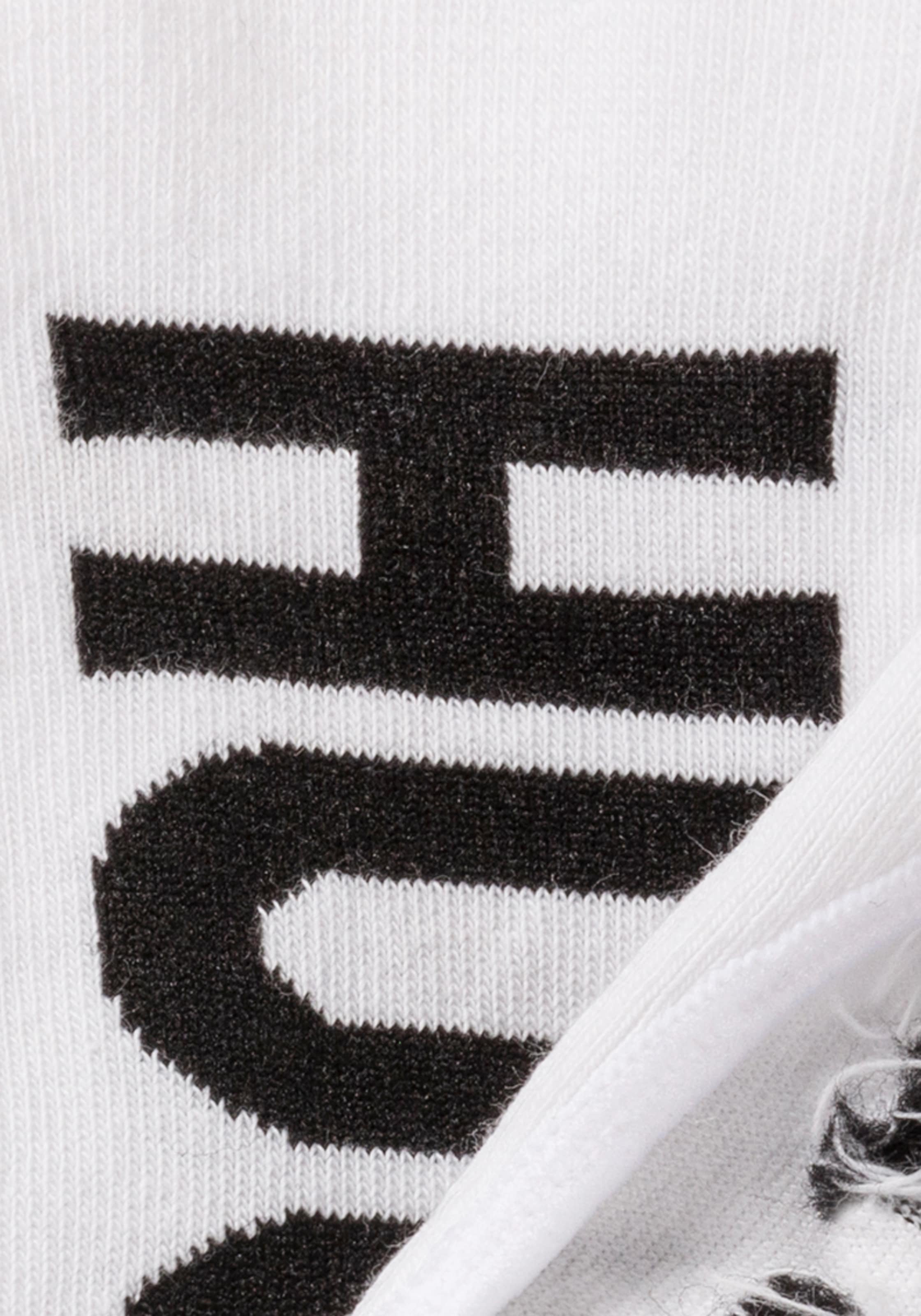 HUGO Underwear Sneakersocken »2P INVISIBLE W«, (Packung, 2 Paar, 2er), mit HUGO Logoschriftzug unter der Sohle