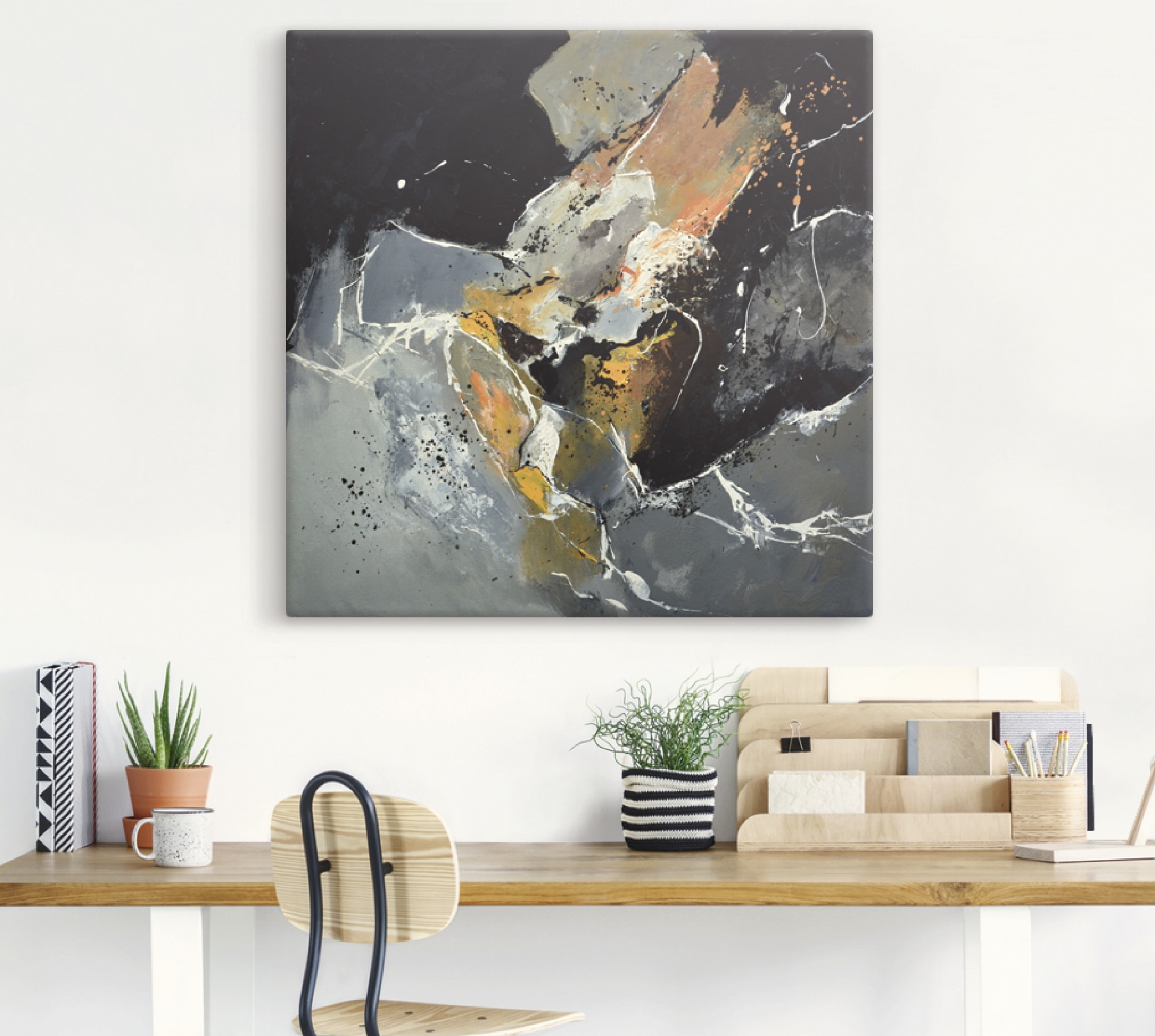 Artland Wandbild »Abstrakt XV«, Gegenstandslos, (1 St.), als Leinwandbild in verschied. Grössen