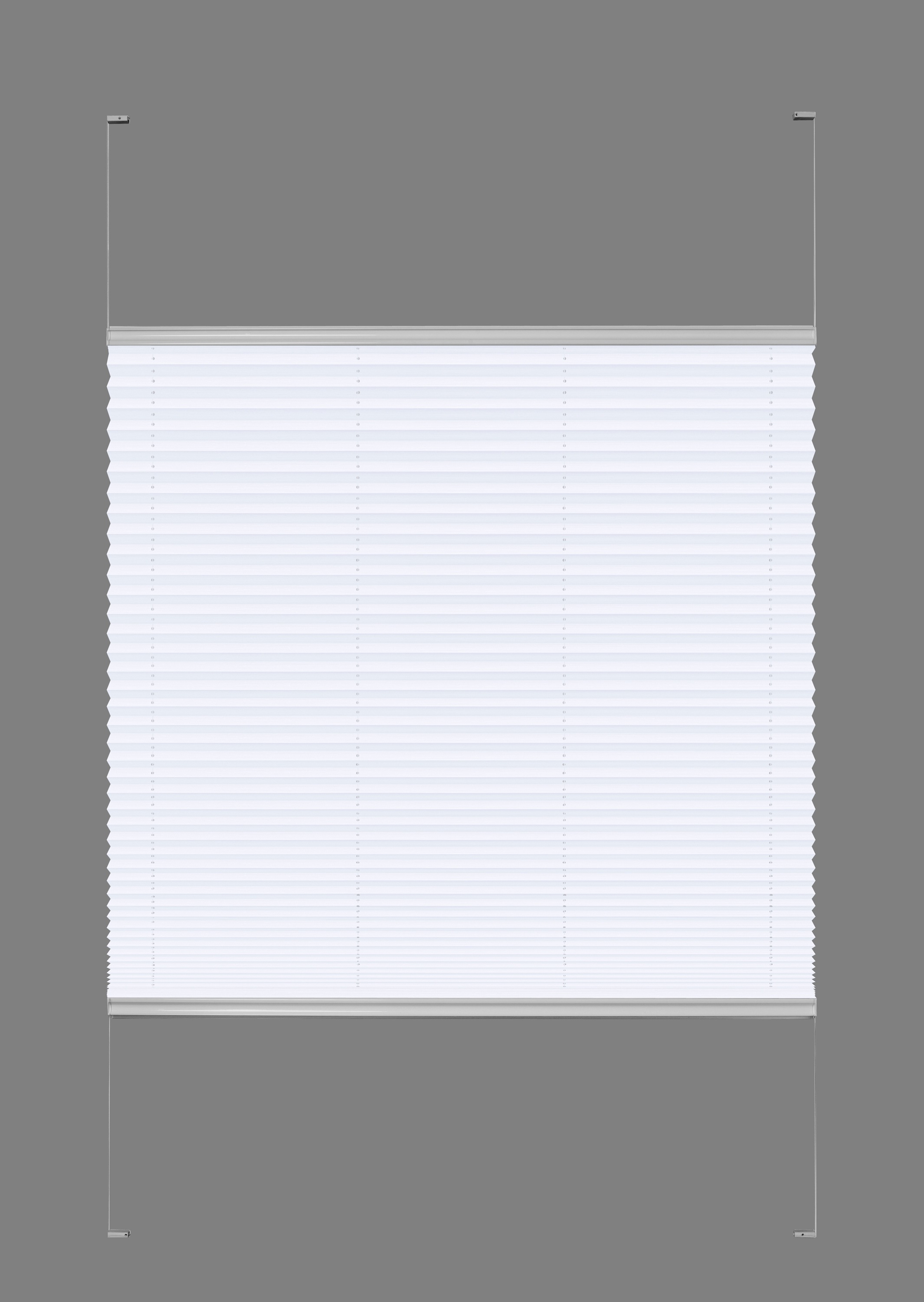 Image of Guido Maria Kretschmer Home&Living Plissee nach Mass »Flair«, Lichtschutz, mit Bohren, verspannt, komfortables Bedienprofil wahlweise in weiss oder silber bei Ackermann Versand Schweiz