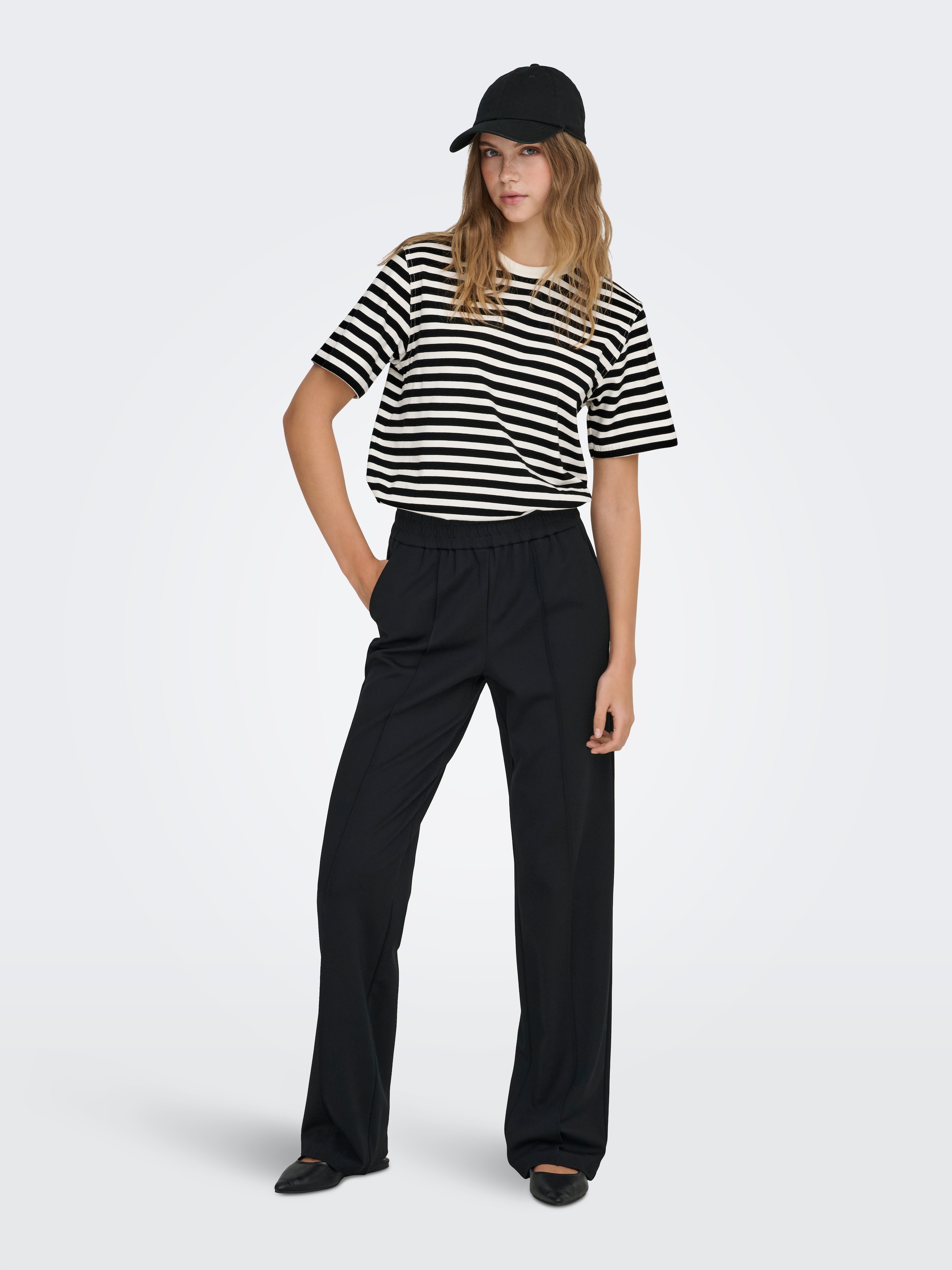 ONLY T-shirt à manches courtes »ONLLIVINA S/S STRIPE TEE JRS NOOS«