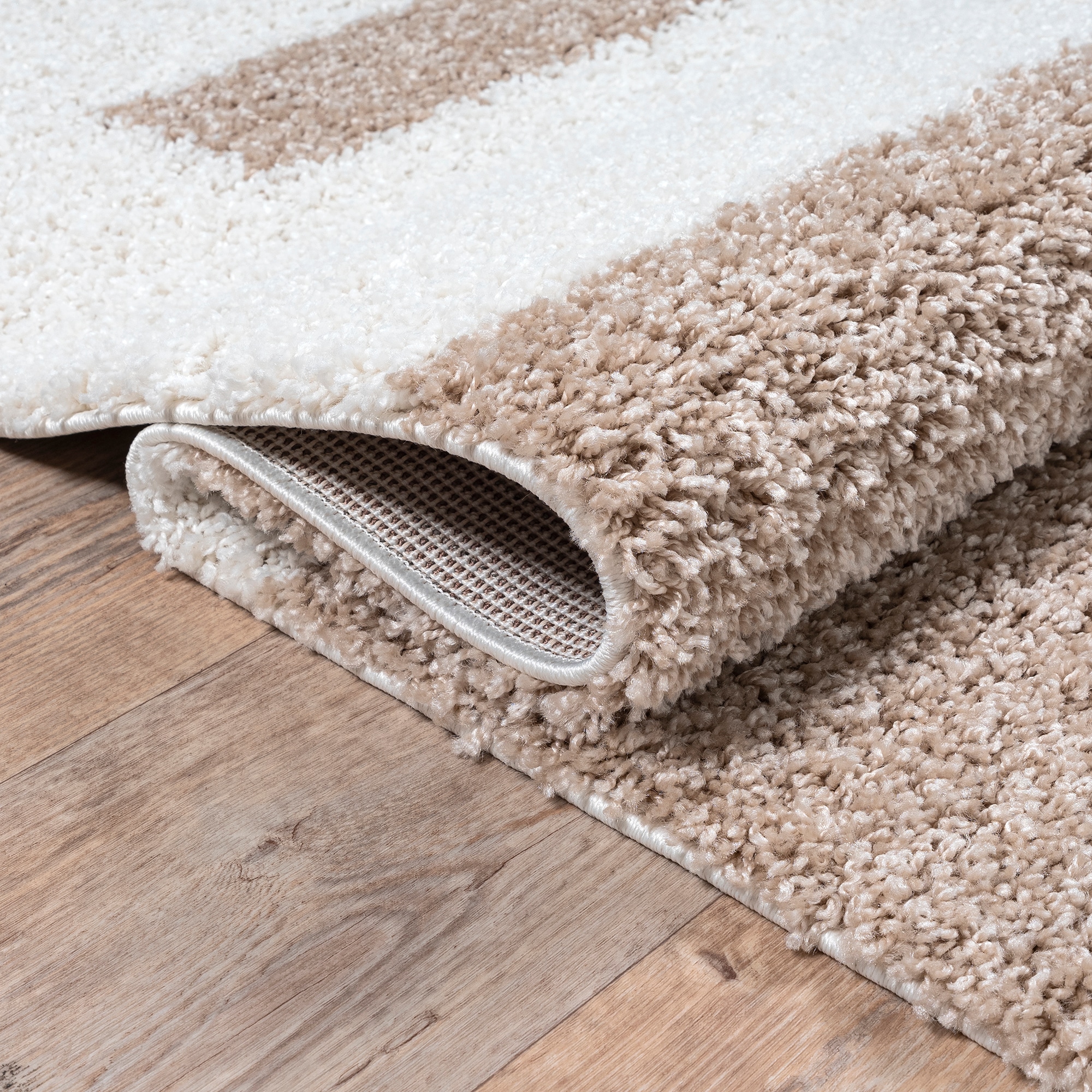 Sanat Hochflor-Teppich »Milano 1254  , auch als Läufer und in Rund« rechteckig 30 mm Höhe Langflor, Shaggy, Wohnzimmer, Schlafzimmer, fussbodenheizungsgeeignet