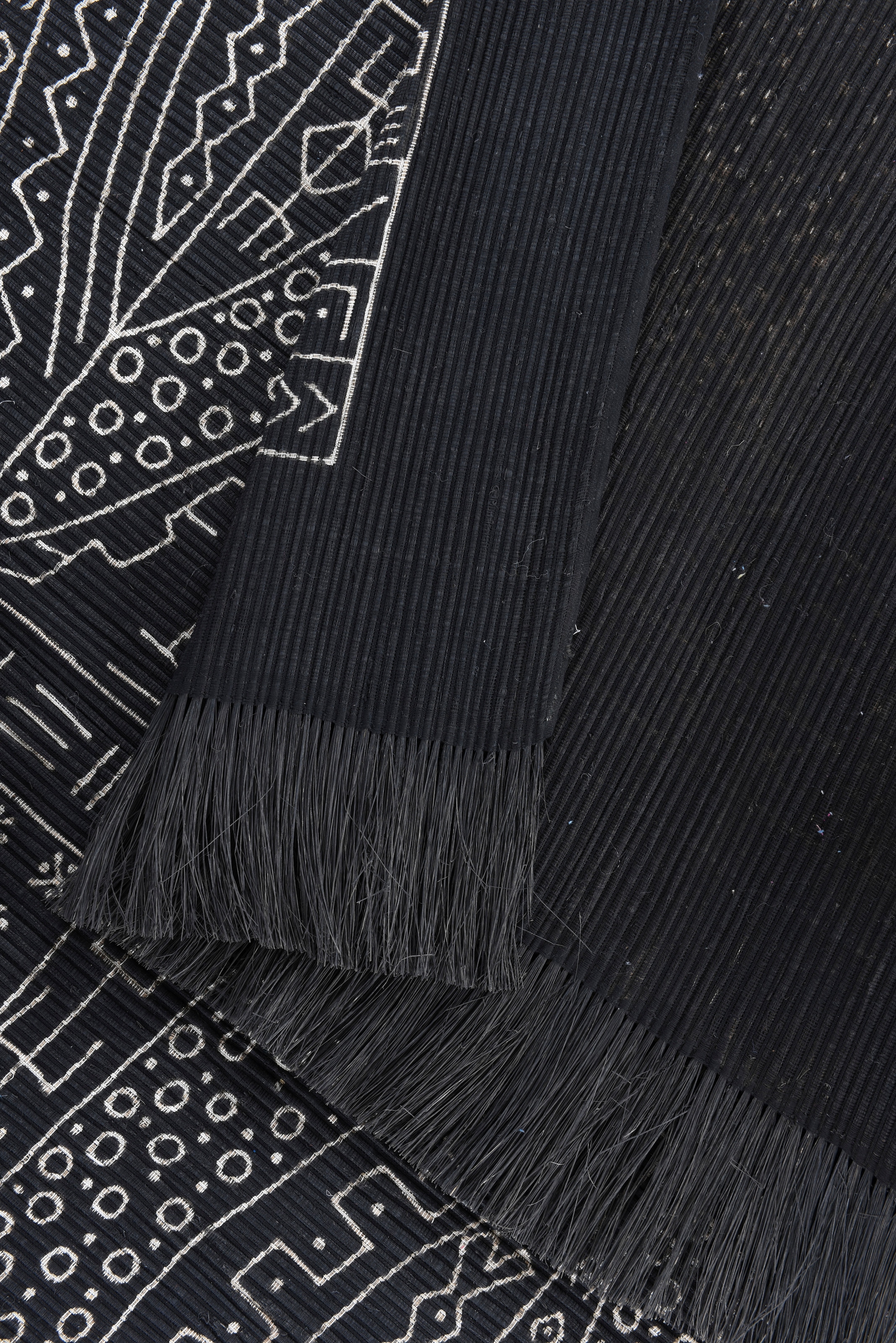 DIE HAUSKUNST Tapis »Taama« Rectangulaire 4 mm Höhe Flachgewebe, handgewebt, mit Fransen