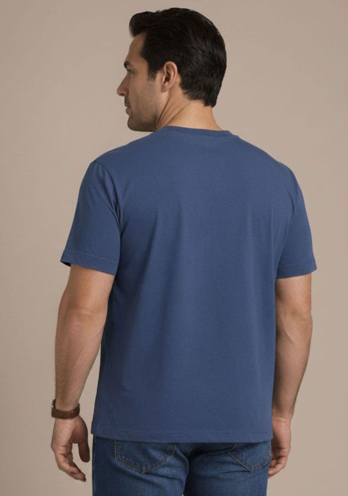 Man's World Plus Shirt à col rond »auch in Grosse Grössen bis Gr. 7XL Ärmel-Fit« coupe régulière, manches courtes, décontracté, pour le printemps et l'été