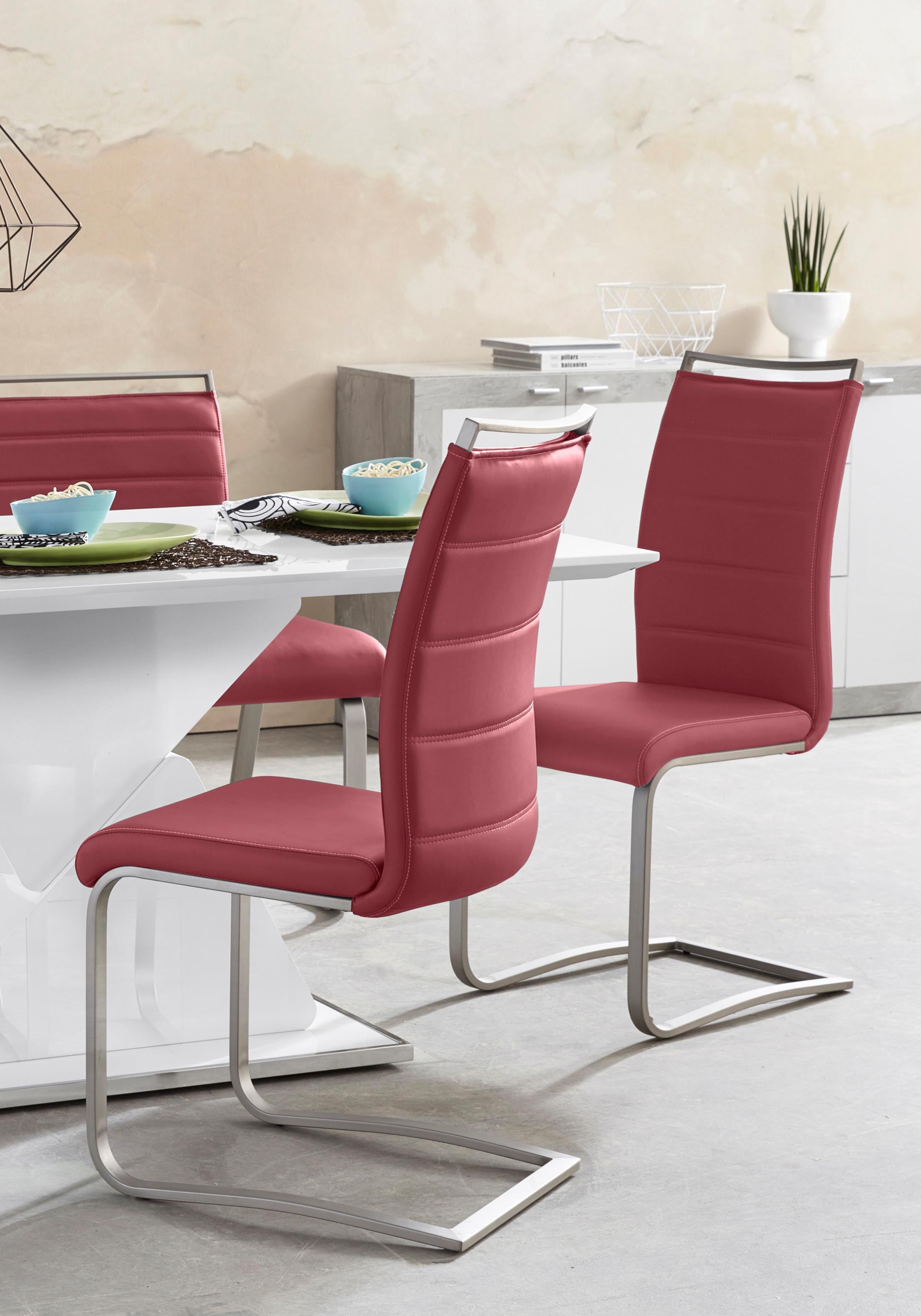 MCA furniture Freischwinger »Pescara«, (Set), günstig belastbar bis 120 Kg kaufen Stuhl Kunstleder, 2 St