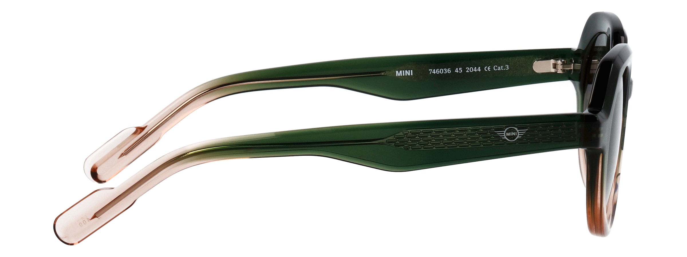 MINI EYEWEAR Sonnenbrille »Modell 746036« Form Hexagon, Logoschriftzug auf Bügel, Kunststofffassung