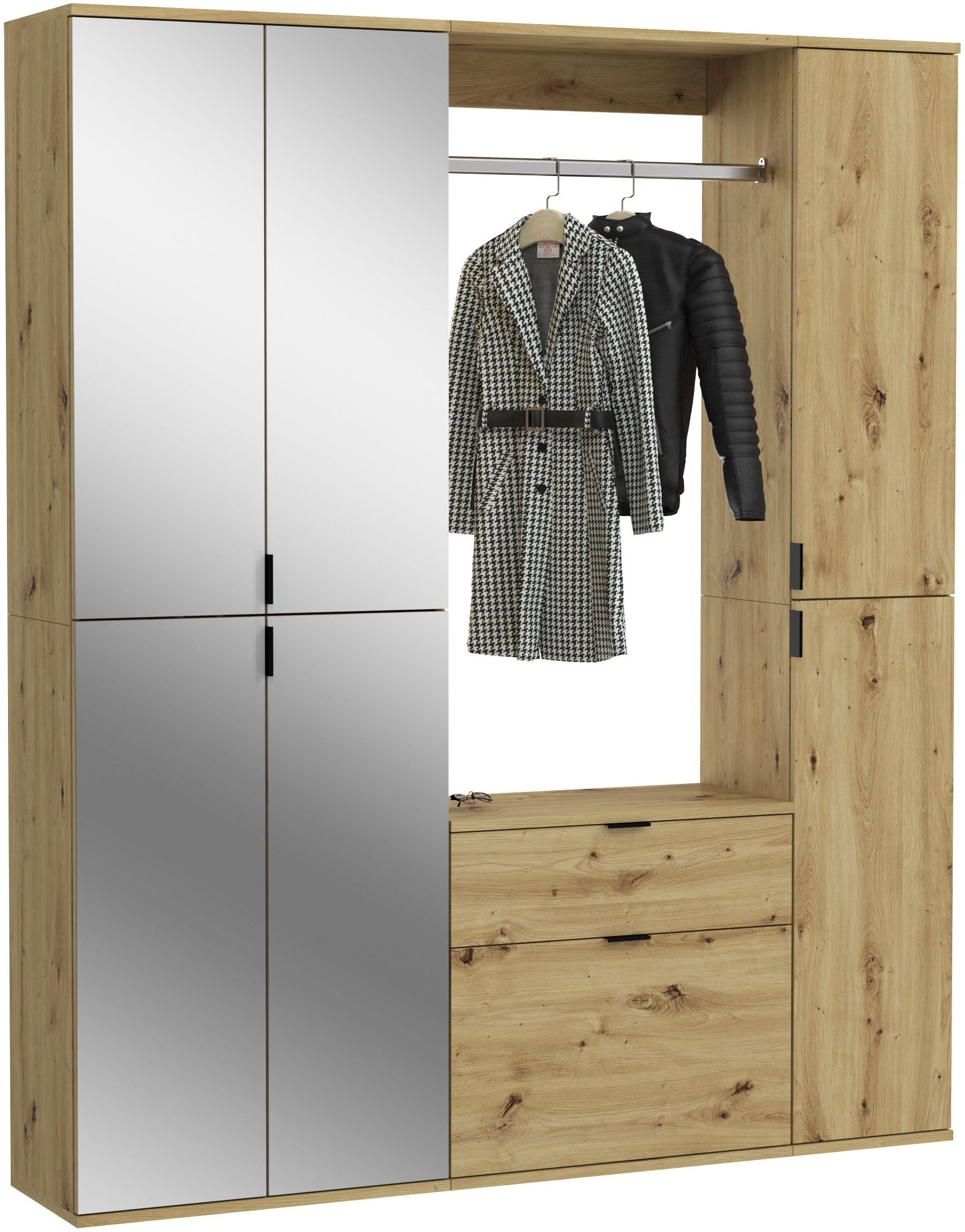 INOSIGN Ensemble de vestiaires »Trondheim, Breite 152 cm, 5-teilig, bestehend aus:« Set, 4 cuis tlg.