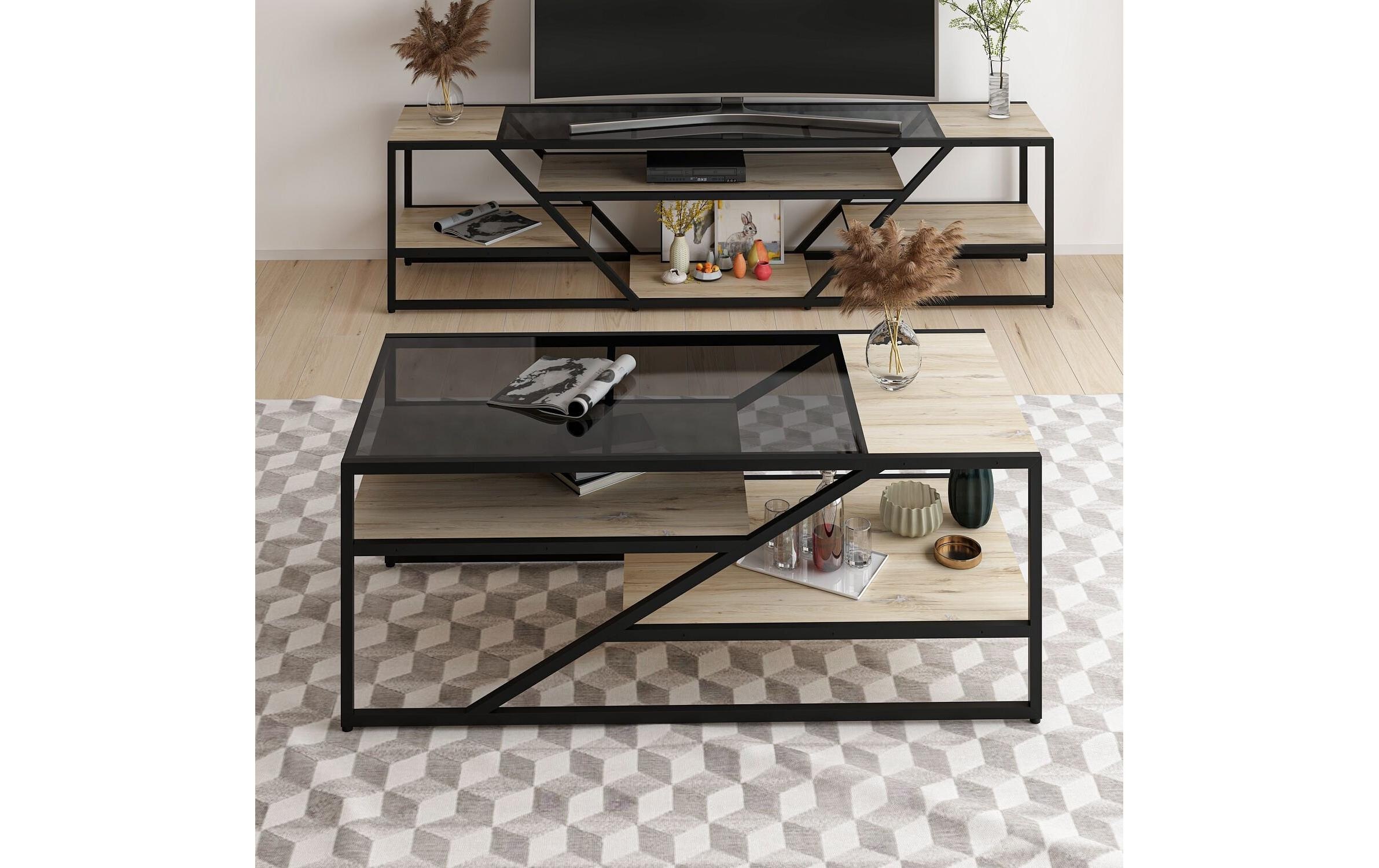 WOODY FASHION Beistelltisch »Lora 120 x 45 cm,«