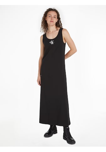 Shirtkleid »MONOLOGO LOOSE LONG TANK DRESS«, mit Logomarkenlabel