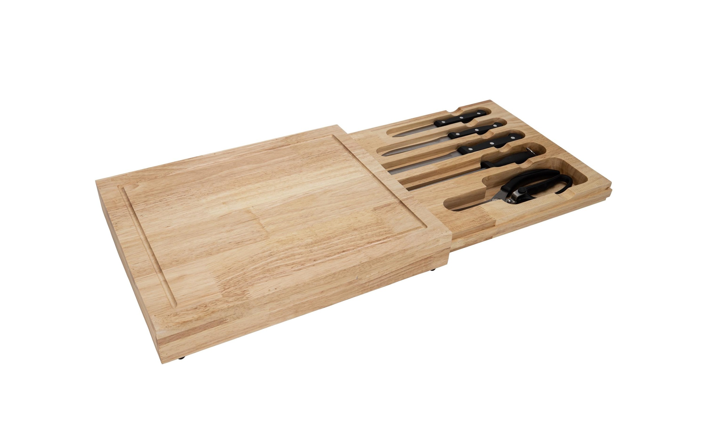 Image of Nouvel Messer-Set "Grill-Messerset" Holzart: Gummibaum