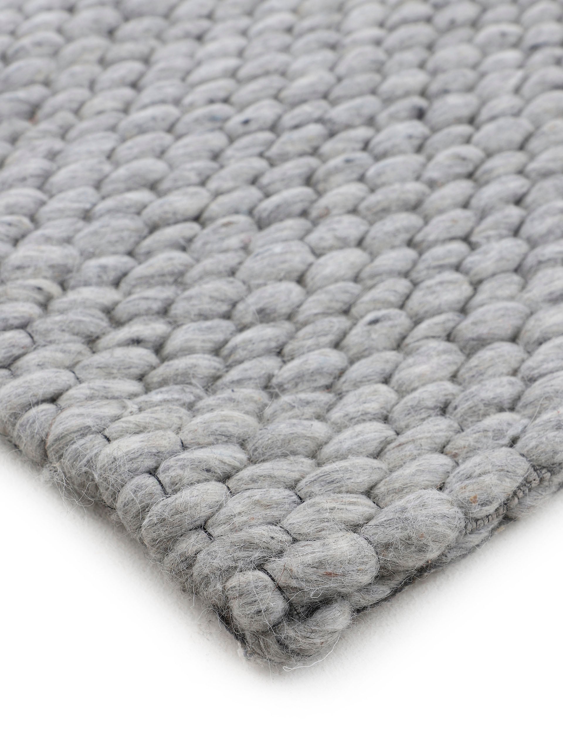carpetfine Läufer »Sina«, rechteckig, 14 mm Höhe, Handweb Teppich, reine Wolle, meliert, handgewebt, weich & kuschelig