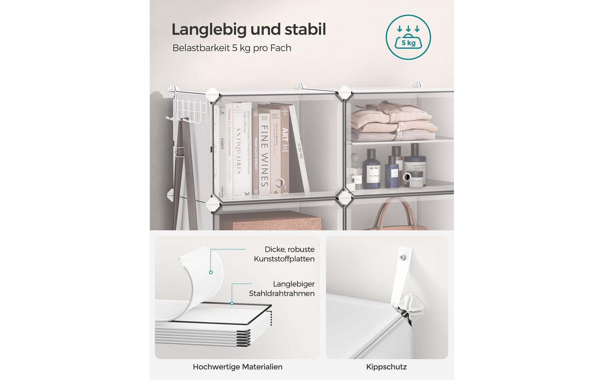 SONGMICS Schuhregal »82 x 92 cm«