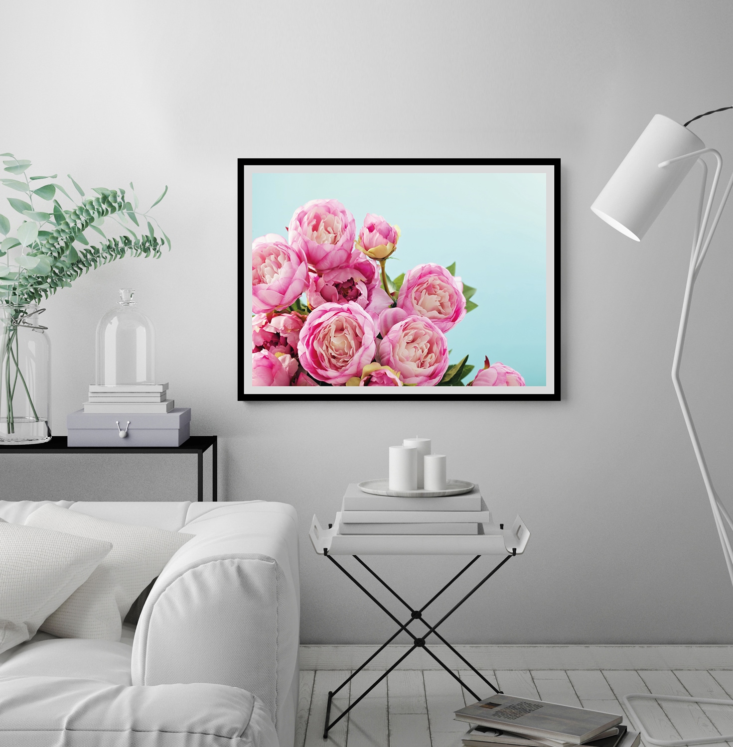 Image of queence Bild "Marisa" Blumen Foto Kunst Pflanzen Pflanzenbilder gerahmt, Rosen