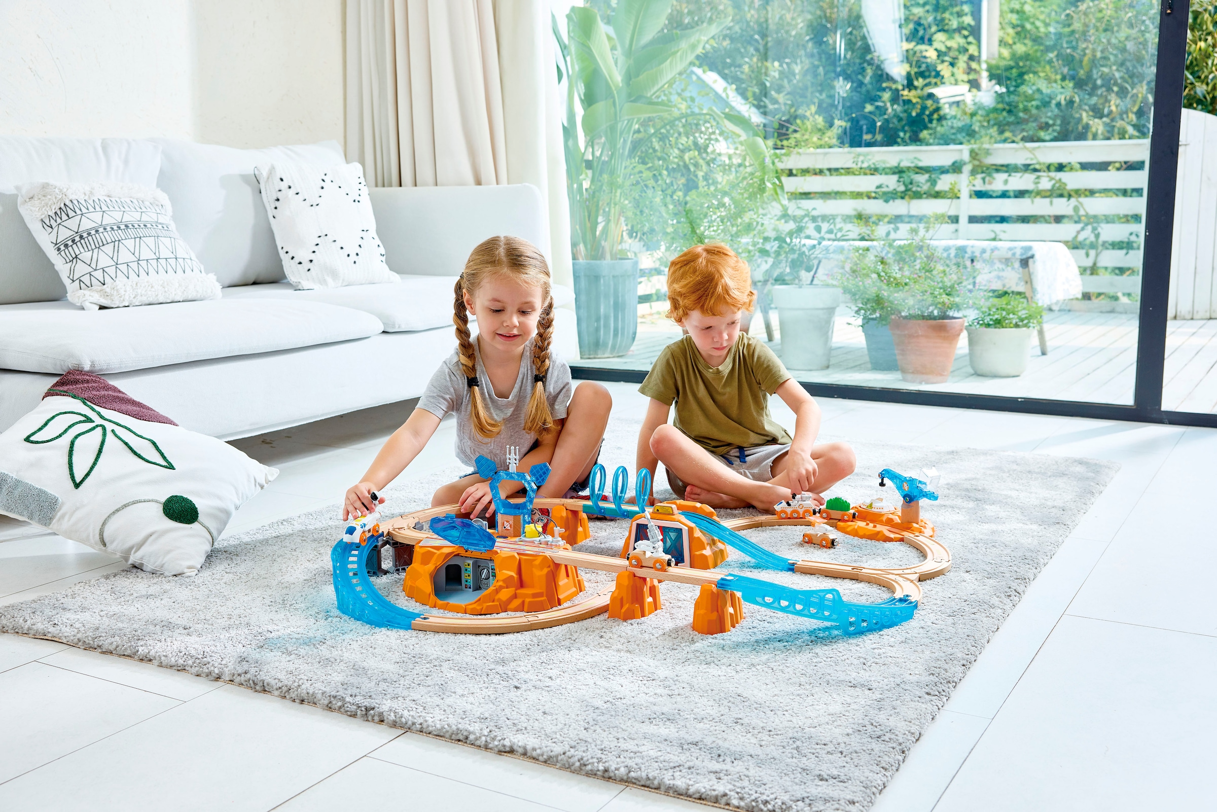 Hape Train jouet »Zugset - Mars-Erkundung« mit Licht und Sound