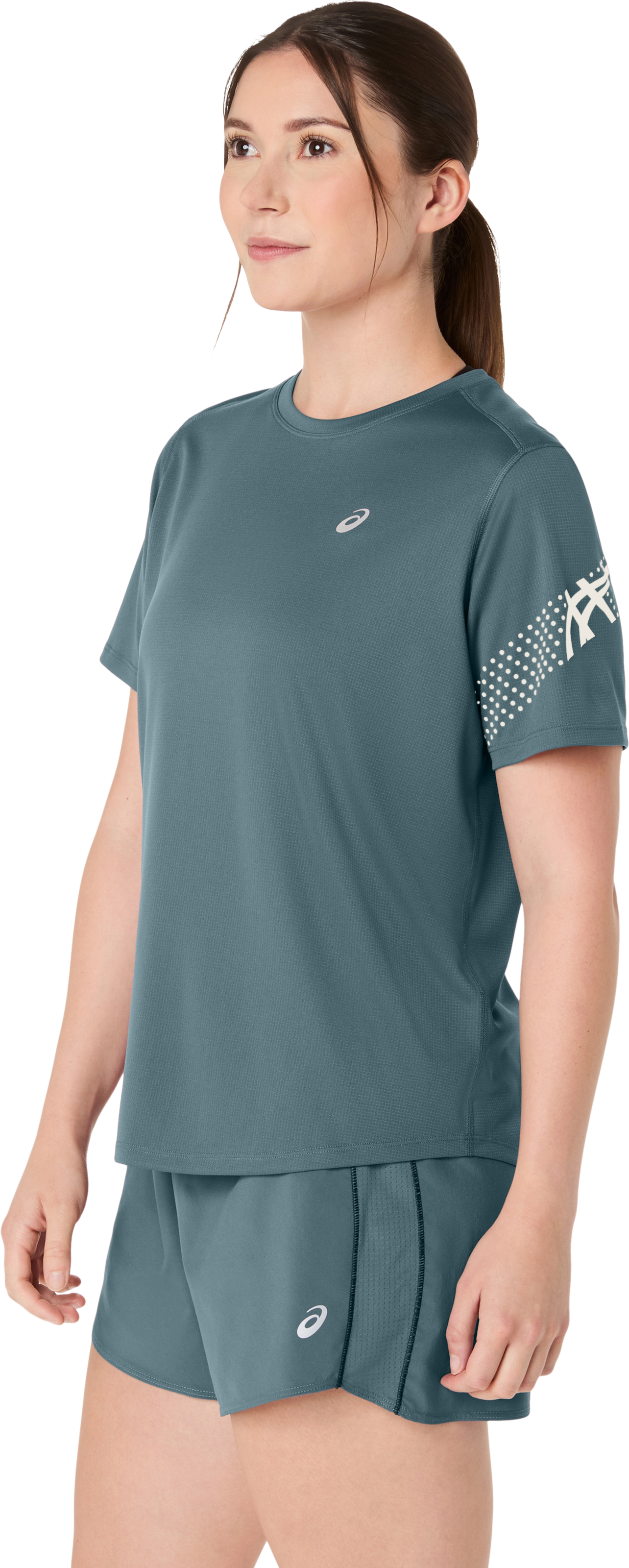 Asics T-shirt de course »ICON SS TOP« avec pli Kasane au niveau du cou, à séchage rapide