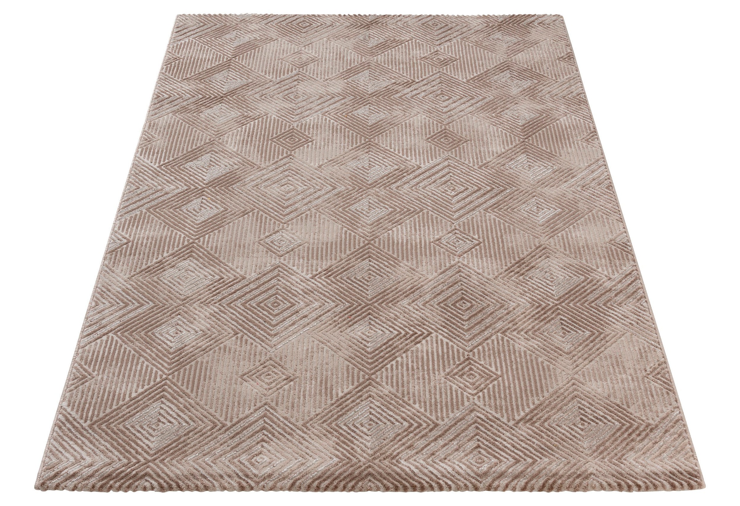 Image of Sehrazat Teppich »Amatis 6620«, rechteckig, 12 mm Höhe, Hoch-Tief-Struktur, Wohnzimmer bei Ackermann Versand Schweiz