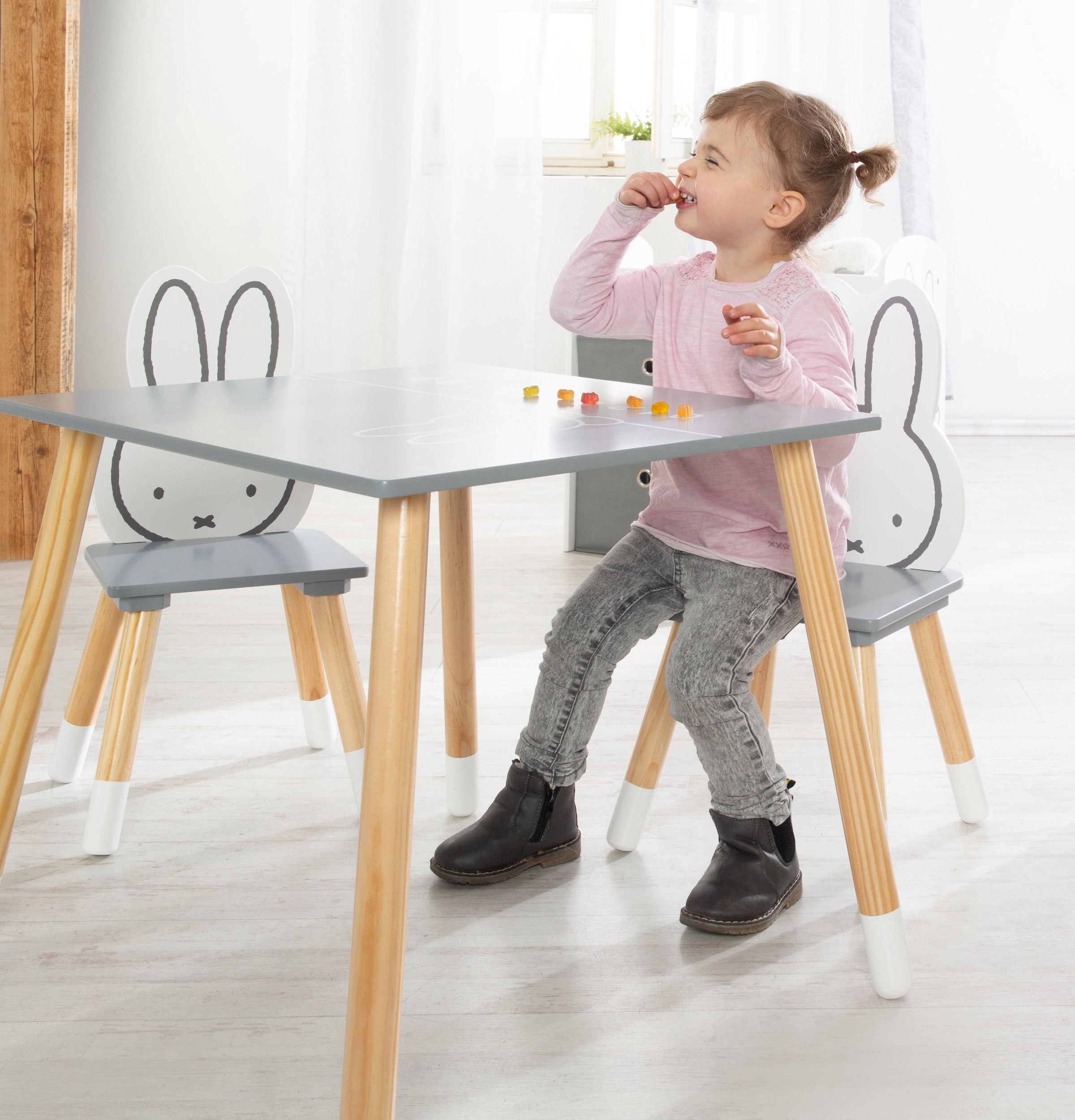 ♕ roba® Kindersitzgruppe »miffy®«, (3 tlg.) versandkostenfrei auf