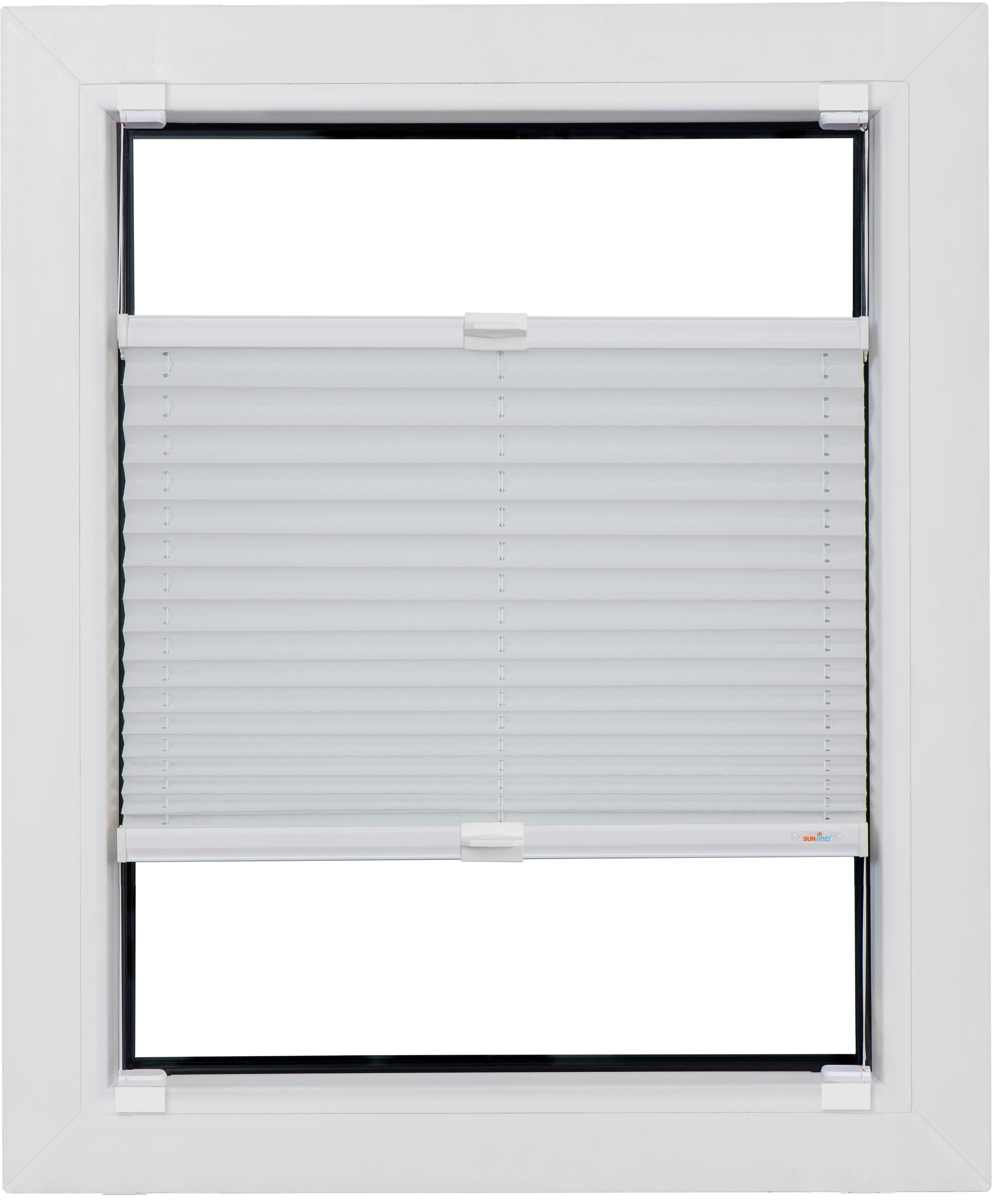Image of sunlines Plissee "Budget Crush" Lichtschutz ohne Bohren verspannt Haftfix, crushed