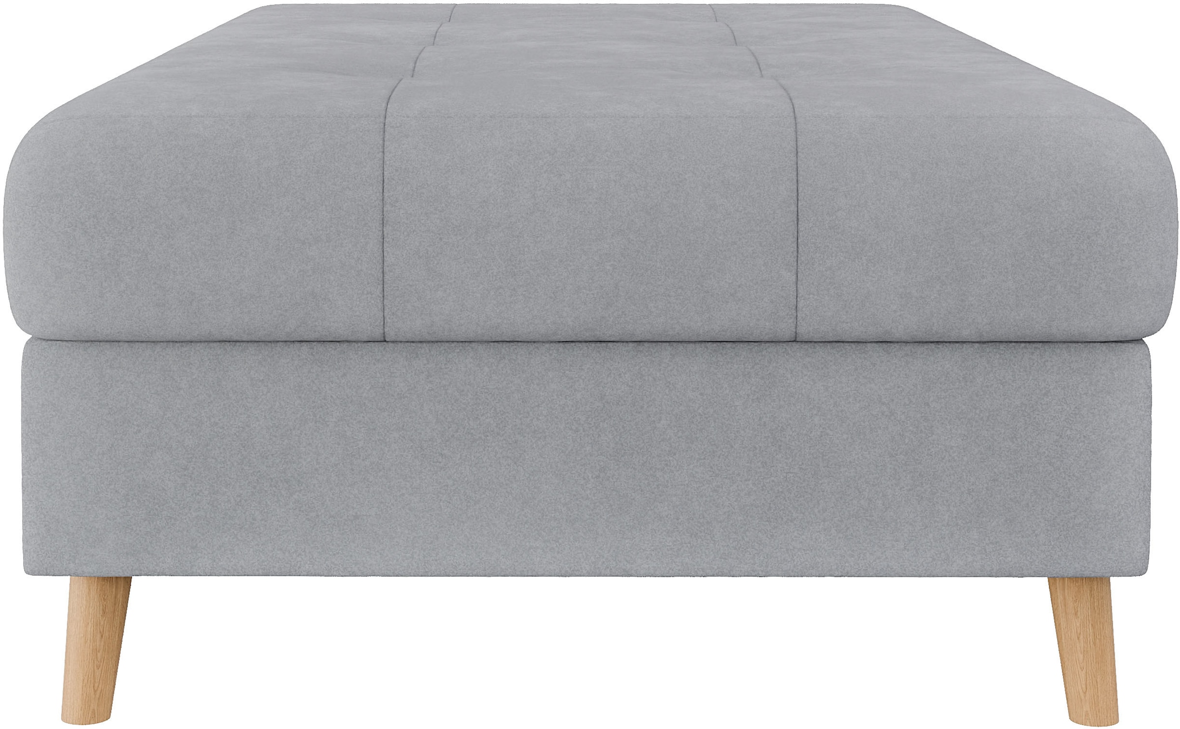 Home affaire Tabouret rembourré »CHARRE XXL, Steppung im Sitzbereich, Masse: B/T/H: 118/73/40 cm« passend zur Serie CHARRE, auch in Cord und Bouclé,