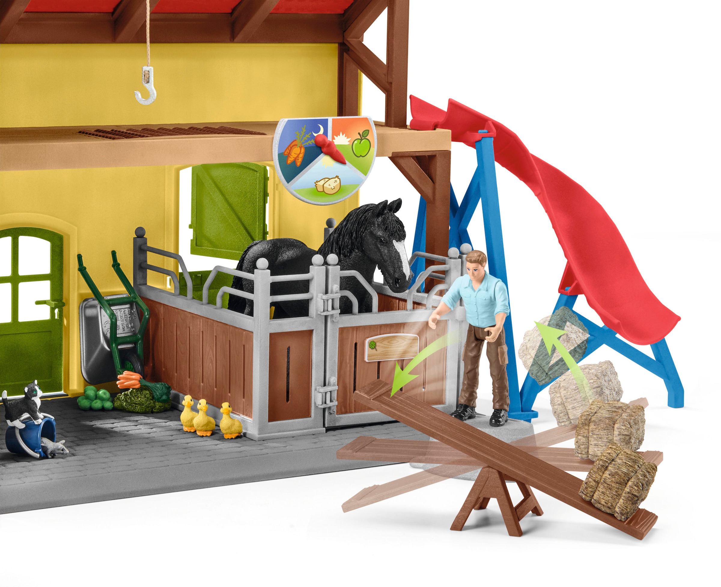Schleich® Monde de jeu »FARM WORLD, Pferdestall (42485)«
