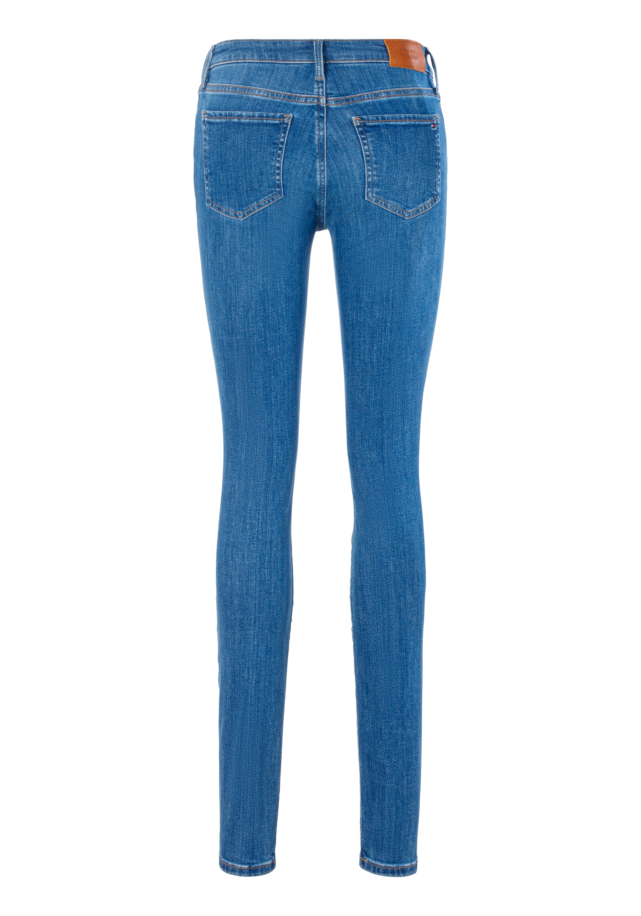 Tommy Hilfiger Skinny-fit-Jeans »HERITAGE COMO SKINNY RW«, mit Tommy Hilfiger Logo-Badge