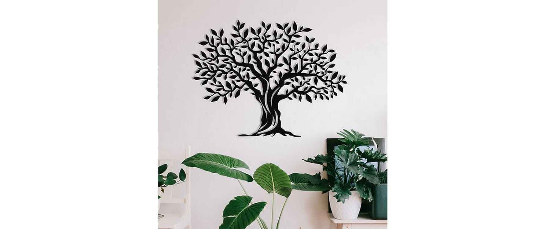 Wanddekoobjekt »Wallxpert Tree 69 x 52 cm Metall«