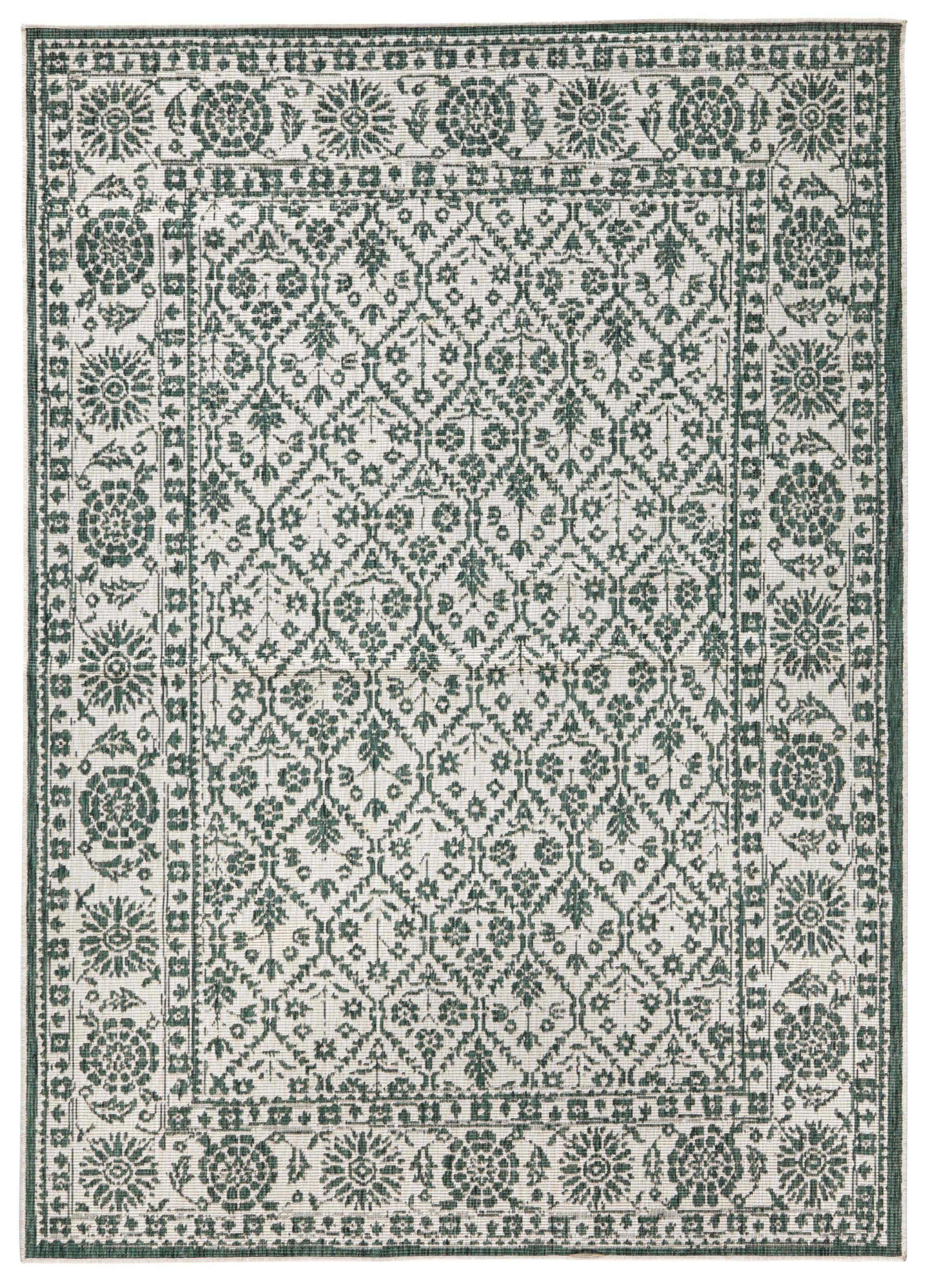 NORTHRUGS Teppich »Curacao«, rechteckig, 5 mm Höhe, In-& Outdoor, Läufer, Wetterfest, Balkon, Wohnzimmer, Wasserfest