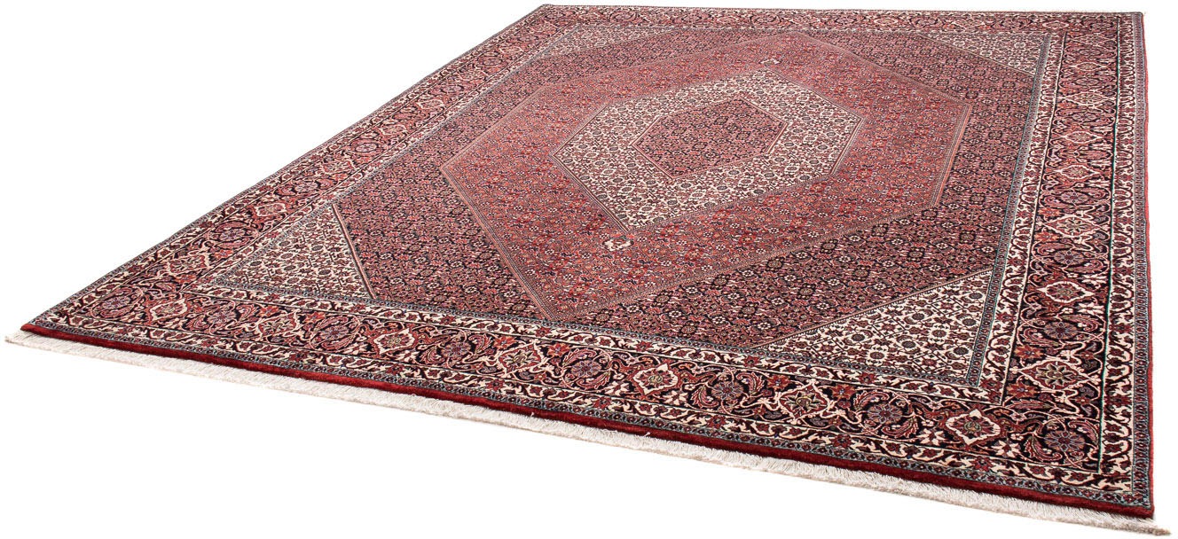Image of morgenland Orientteppich »Perser - Bidjar - 297 x 250 cm - dunkelrot«, rechteckig, 15 mm Höhe, Wohnzimmer, Handgeknüpft, Einzelstück mit Zertifikat bei Ackermann Versand Schweiz