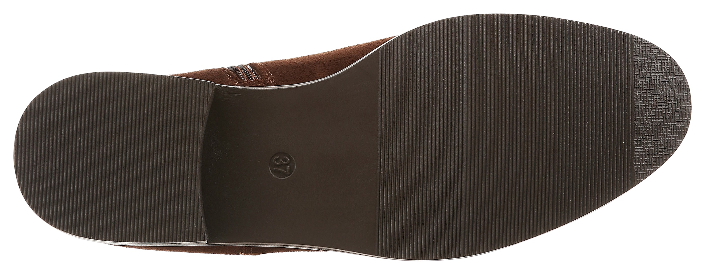 Aniston SHOES Chelseaboots  Stiefelette, Blockabsatz, mit breitem Stretch