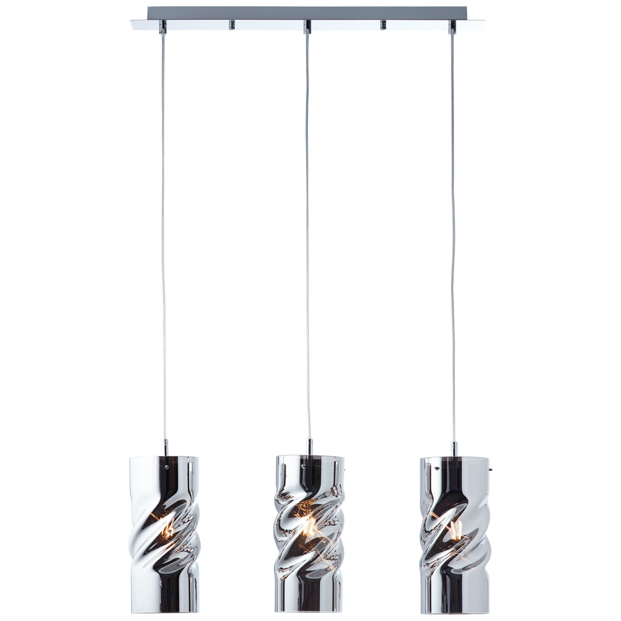 Image of Brilliant Leuchten Pendelleuchte »Curly«, E27, 1 St., Hängelampe 3flg chrom bei Ackermann Versand Schweiz