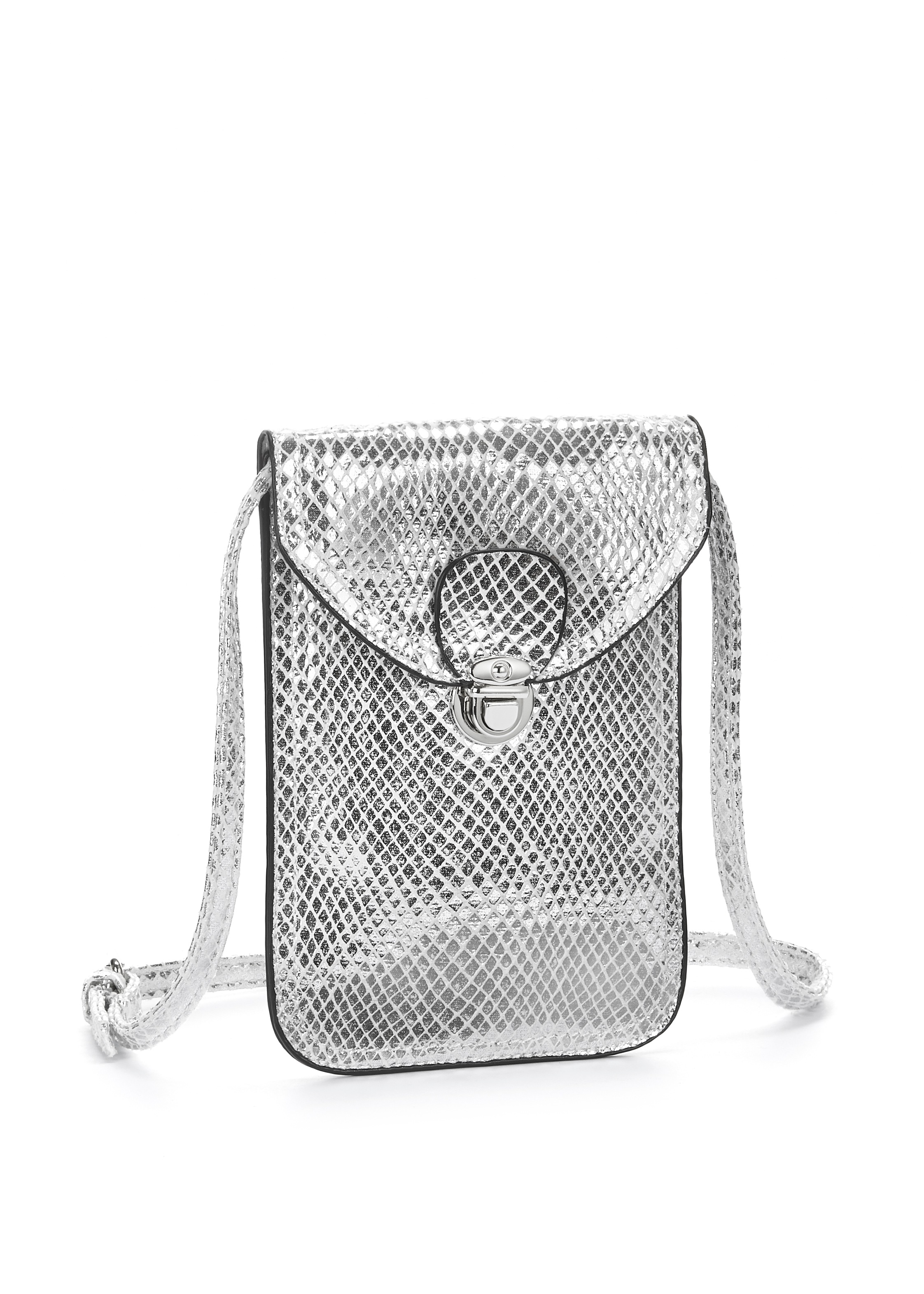 Image of LASCANA Umhängetasche, Minibag, Handytasche zum Umhängen im coolen Metallic Look VEGAN bei Ackermann Versand Schweiz