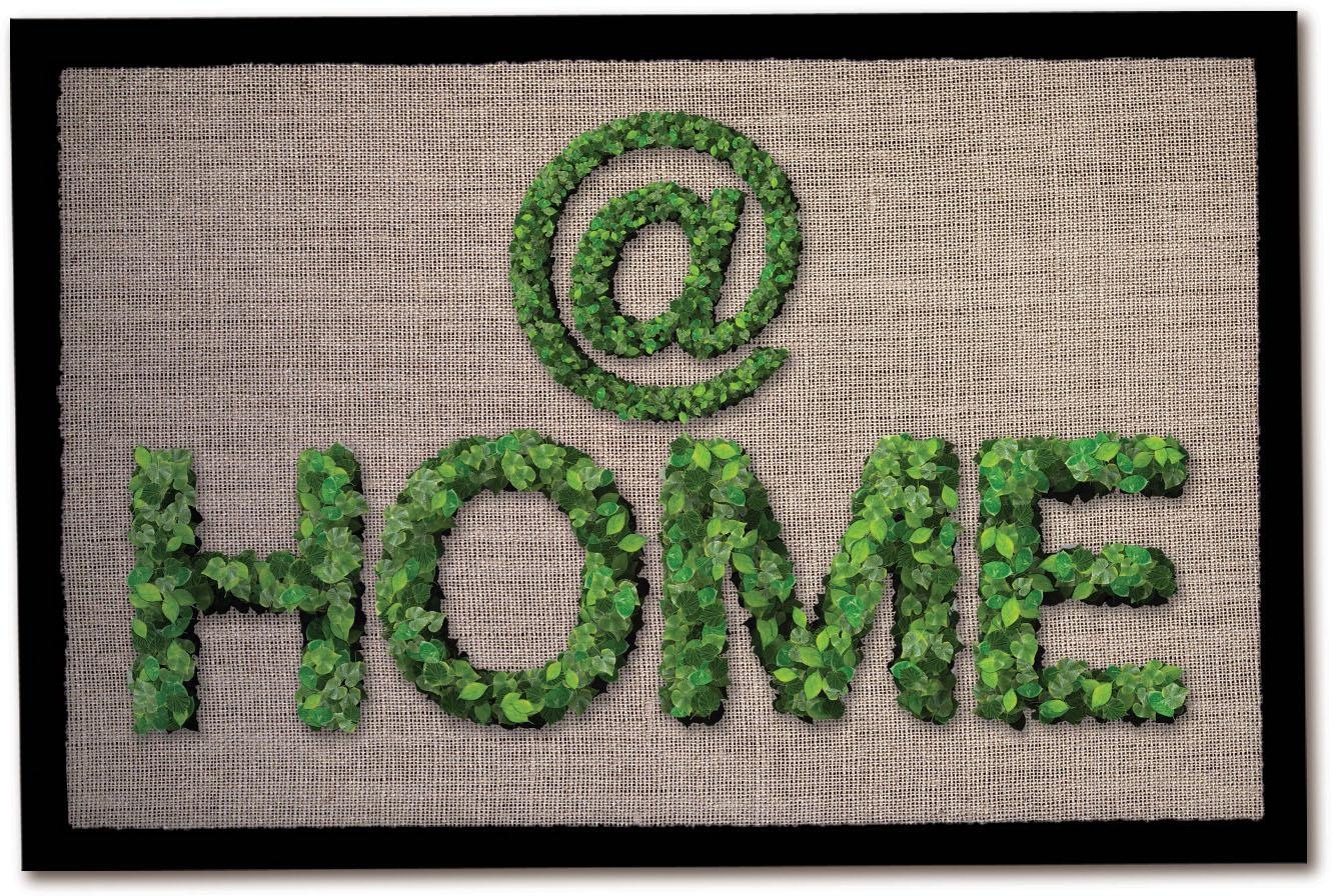 Image of Andiamo Fussmatte »Home«, rechteckig, 5 mm Höhe, Schmutzfangmatte, mit Spruch, In- und Outdoor geeignet bei Ackermann Versand Schweiz