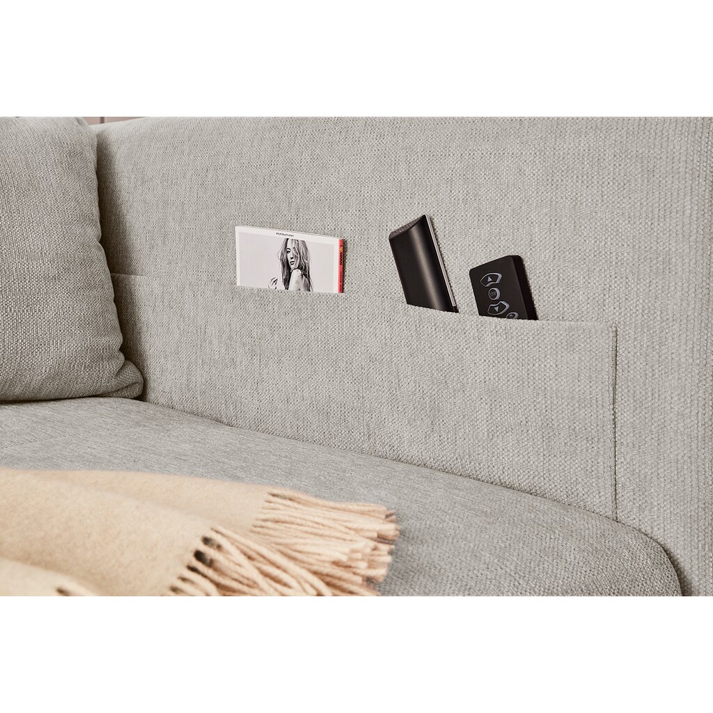 Jockenhöfer Gruppe Big-Sofa »Streamer«, versenkbarer TV-Lift inkl. Fernbedienung, rechts oder links montierbar